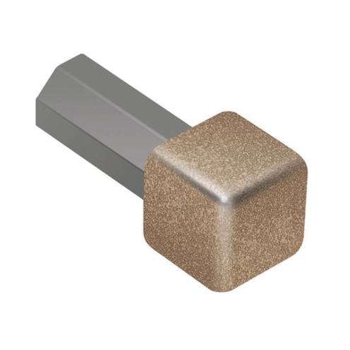 Schlüter-QUADEC-TSB Beige Strukturbeschichtet Innen- und Außenecke Höhe: 10 mm