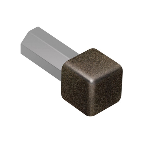 Schlüter-QUADEC-TSOB Bronze Strukturbeschichtet Innen- und Außenecke Höhe: 10 mm