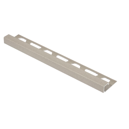 Schlüter-QUADEC-TSC Creme Strukturbeschichtet Abschlussschiene Höhe: 10 mm Länge: 250 cm