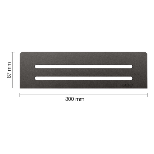 Schlüter Wandablage SHELF-N Dunkelanthrazit 300x87 mm