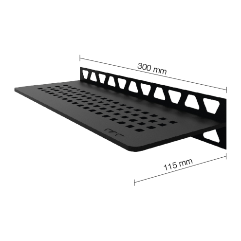 Schlüter Wandablage SHELF-W Graphitschwarz matt 300x115 mm