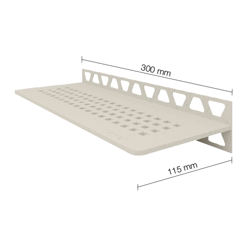 Schlüter Wandablage SHELF-W Elfenbein 300x115 mm