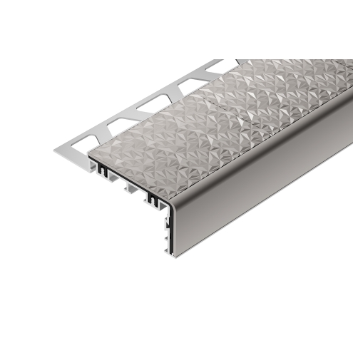 Schlüter TREP-V 42 Treppenprofil, Steingrau, Länge: 100 cm, Höhe 11 mm