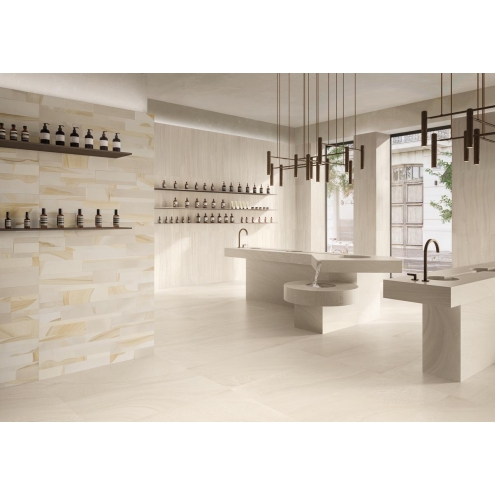 Provenza Varana Stone Boden- und Wandfliese Beige Cross Cut Silktech 60x120 cm 