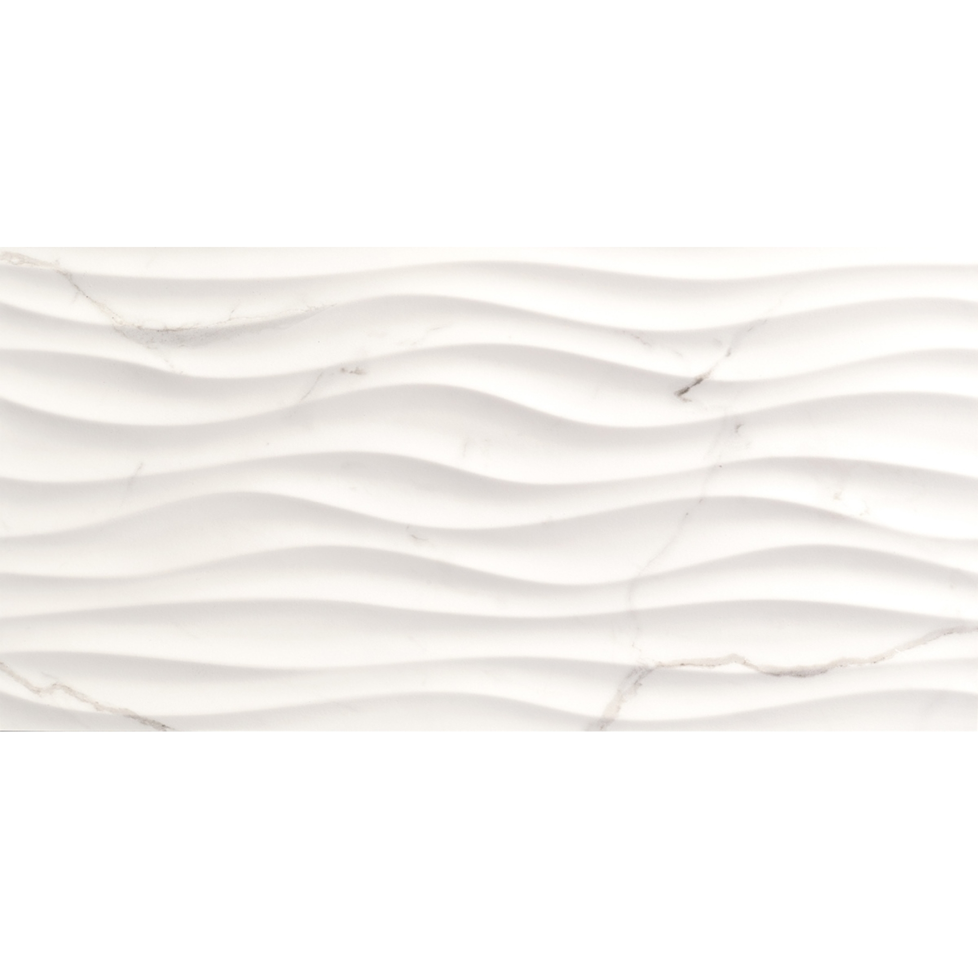 Love Tiles Precious Calacatta Matt Wanddekor Curl 35x70 cm