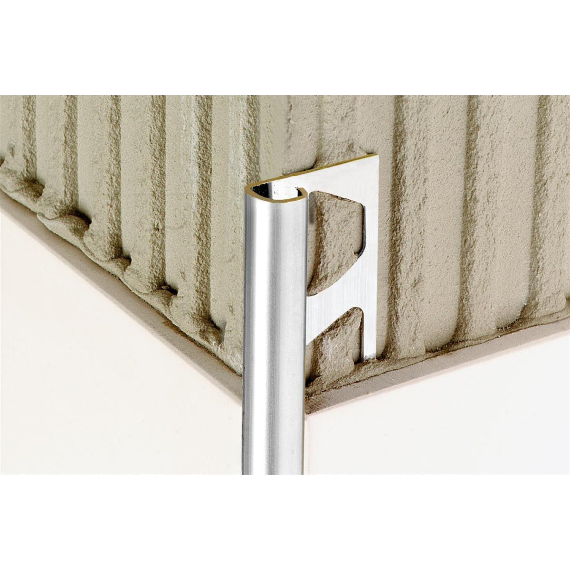 Schlüter, Rondec-MC-Schienen, messing verchromt, Rondec-MC-Schienen RO100MC