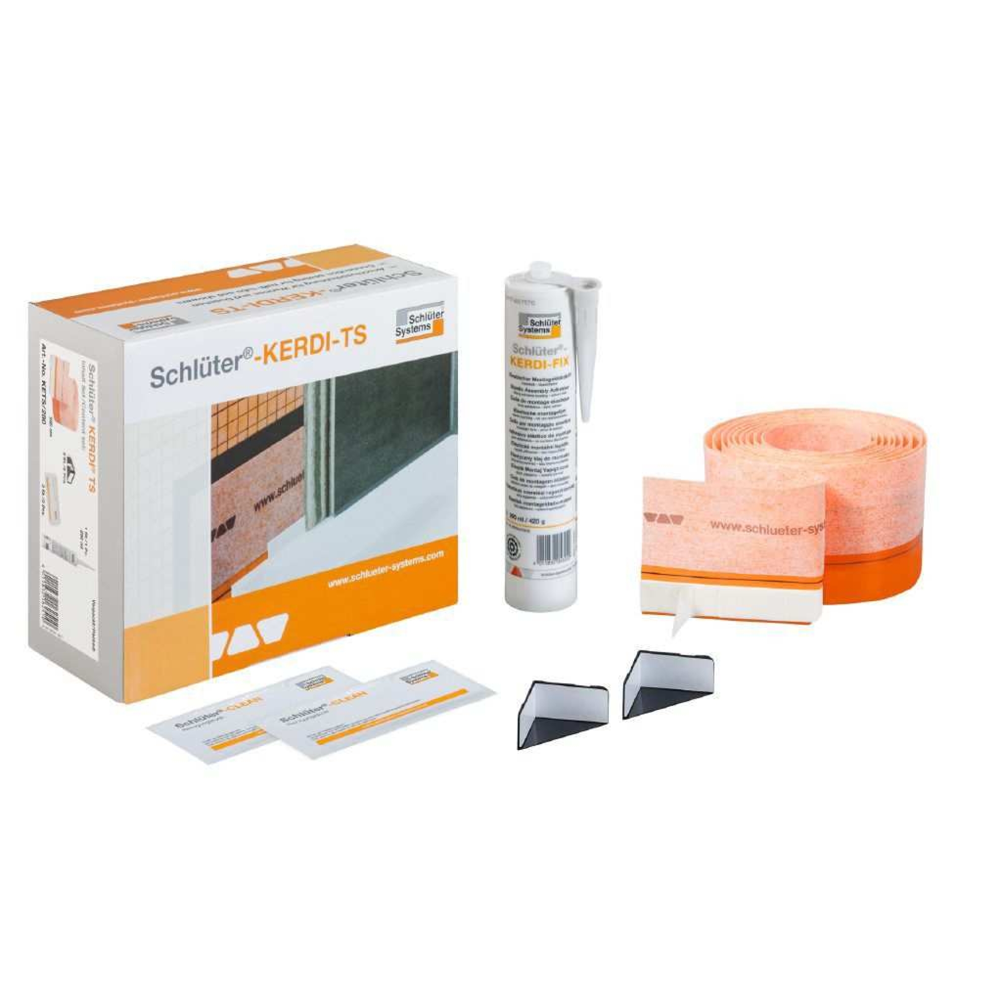 Schlüter,KERDI-TS KETS/280 Komplett-Set zur Andichtung 280cm