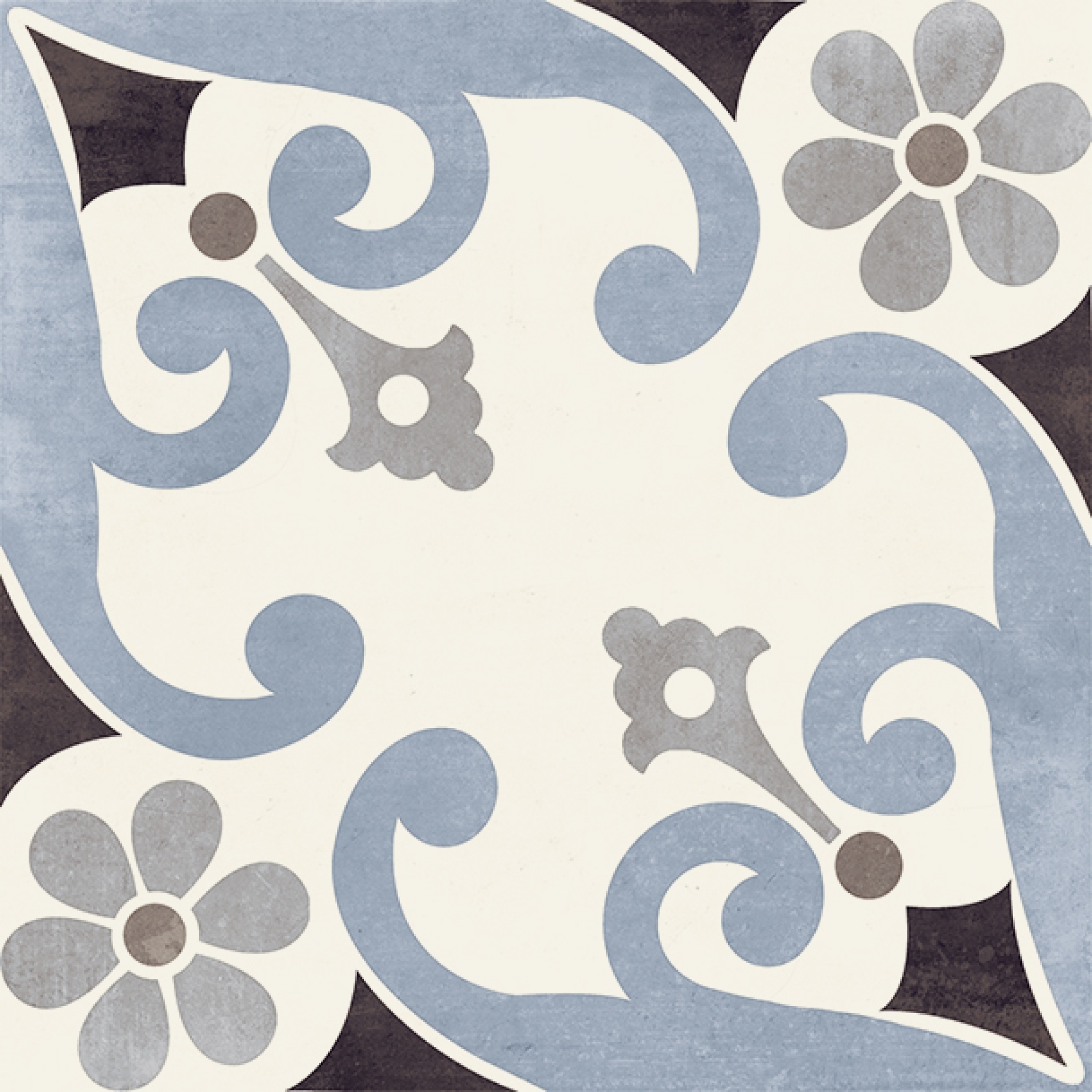 PrimeCollection Paris Bodenfliese und Wandfliese Montmartre Blu 20x20 cm
