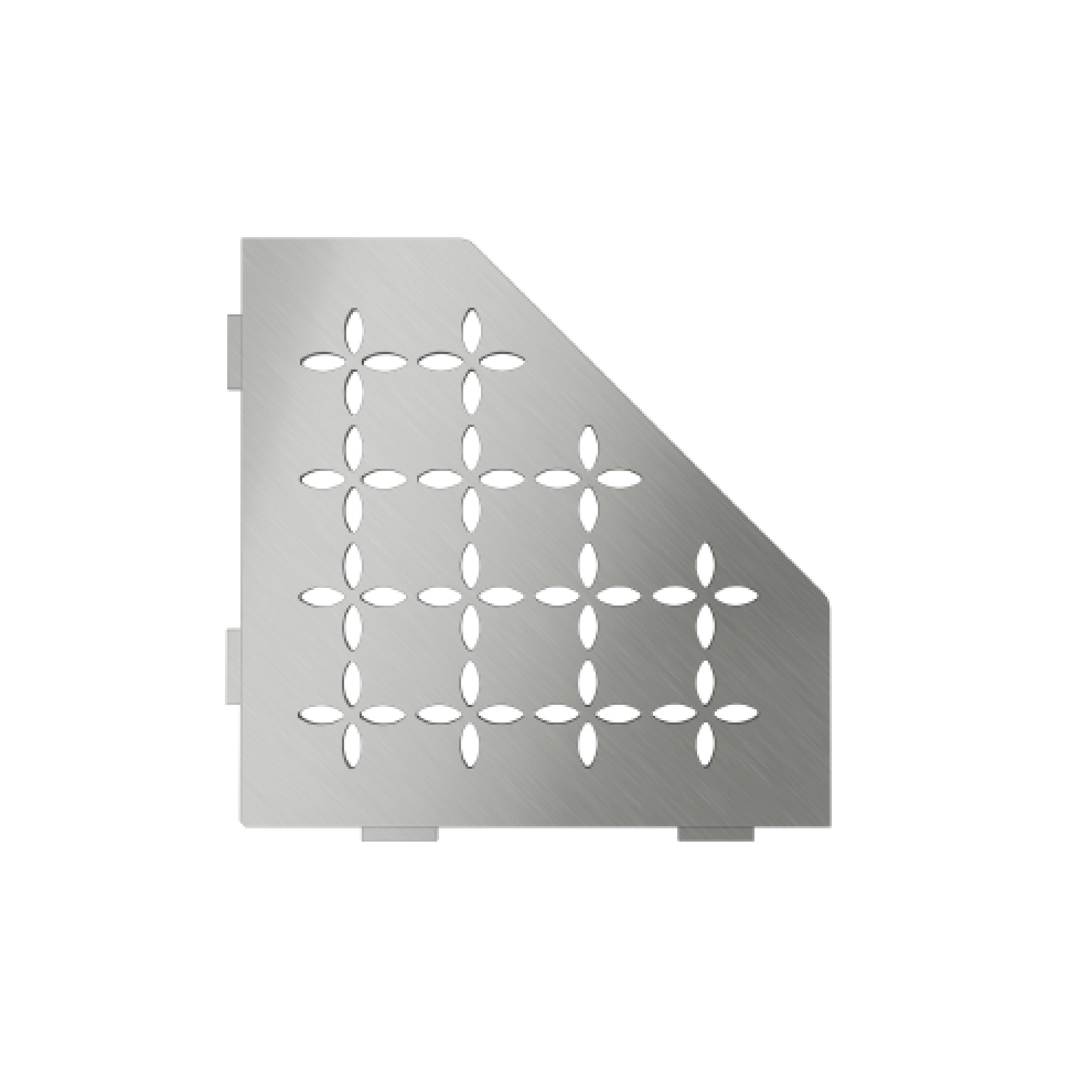 Schlüter Wandablage SHELF-E Edelstahl gebürstet 195x195 mm