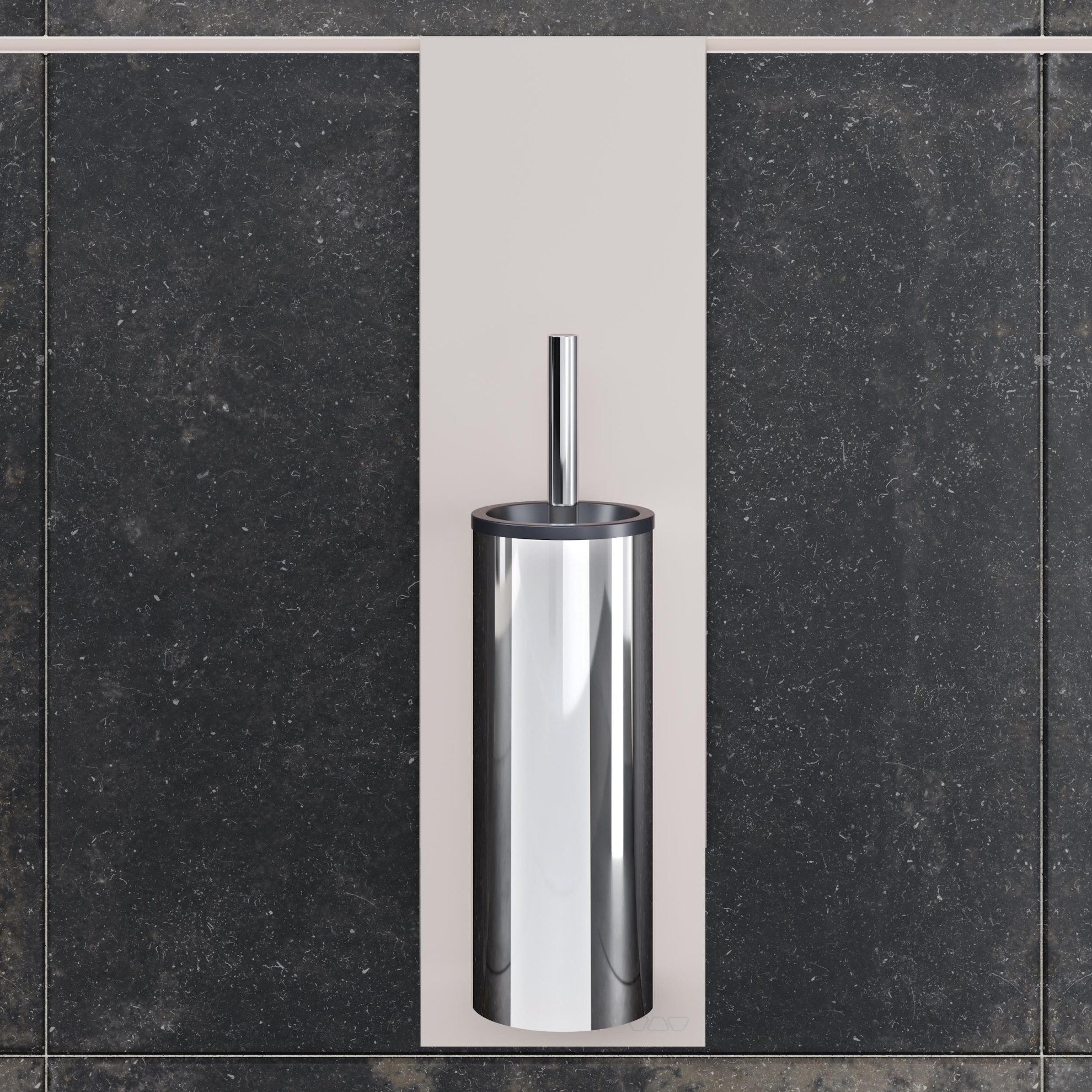 Schlüter WC-Bürstenset Serie PLAN Creme