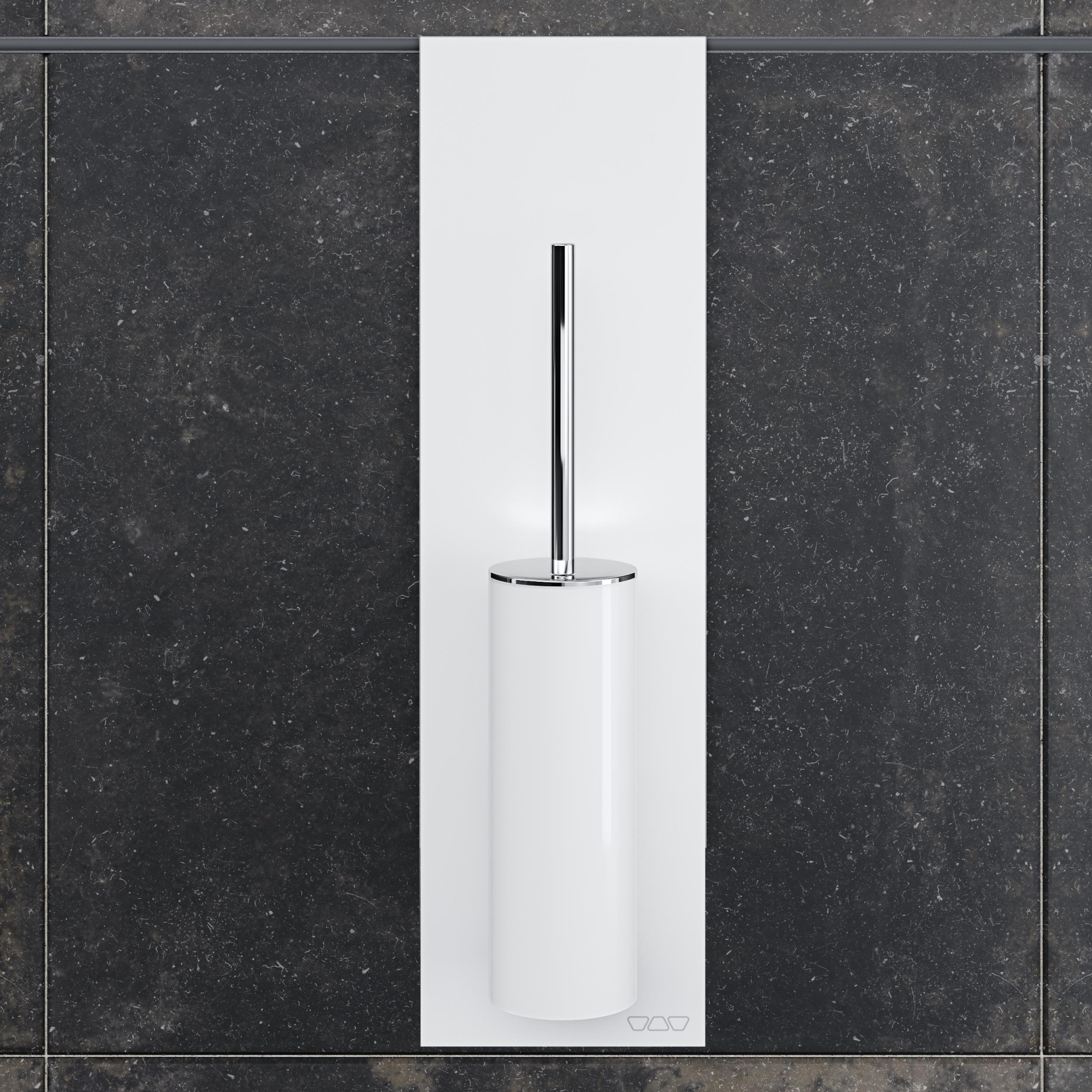 Schlüter WC-Bürstenset Serie EDITION 400 Brillantweiß matt