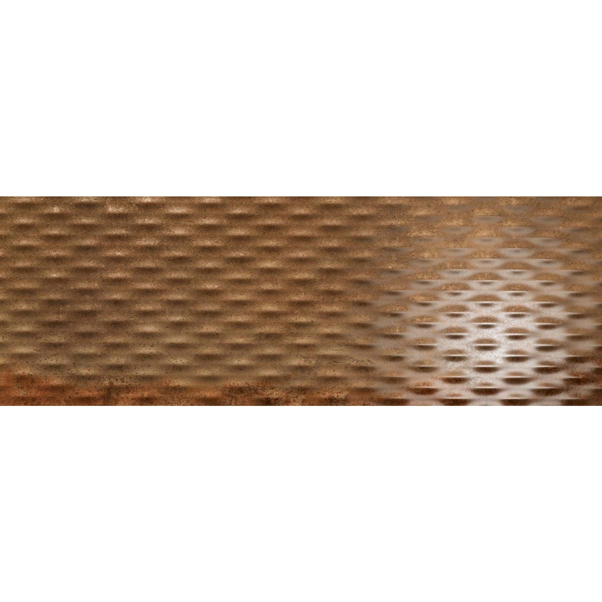Love Tiles Metallic Corten Wanddekor Grain 35x100 cm