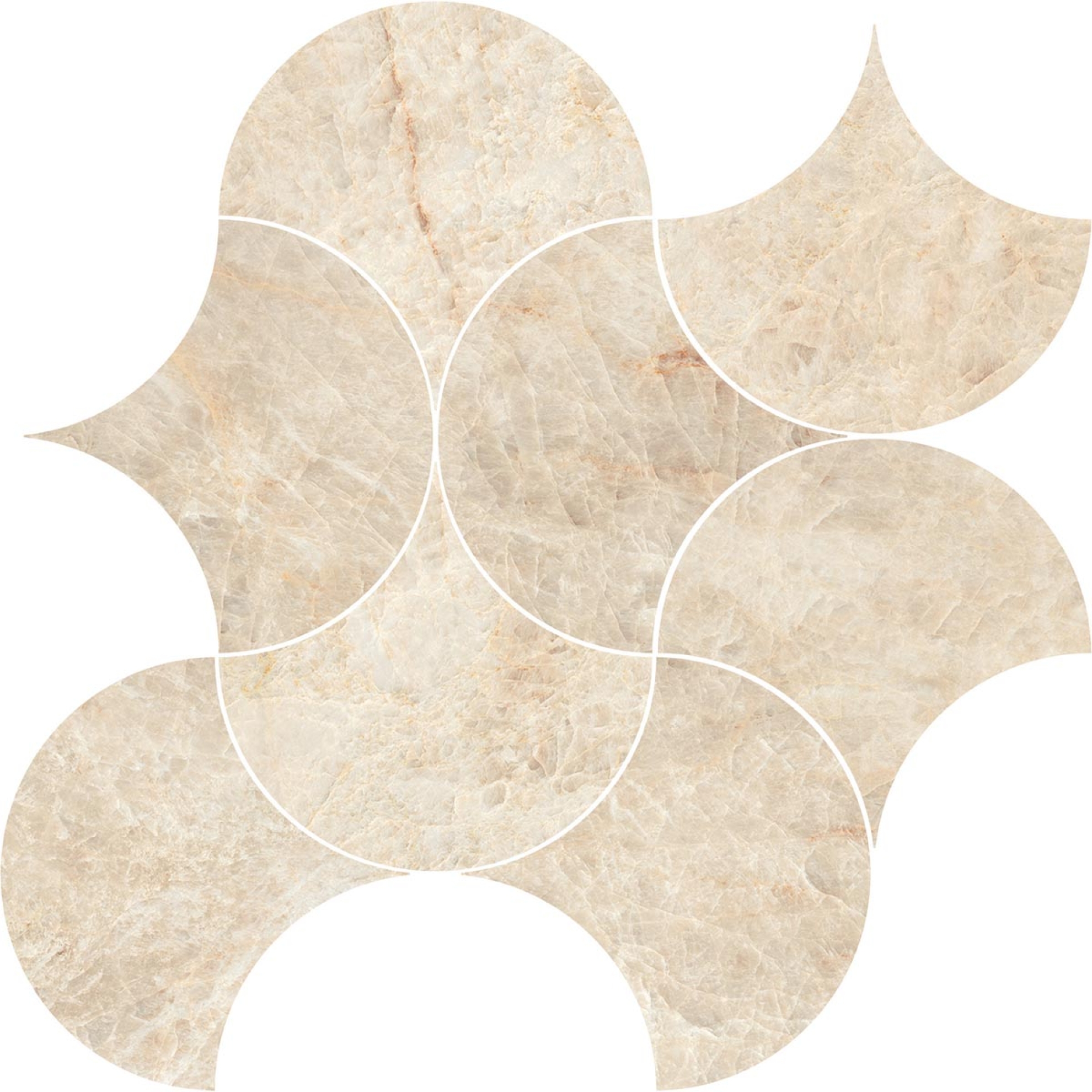 Mirage Zahara Tale ZA 02 Lucida Mosaik Dune Matte 32x32 cm