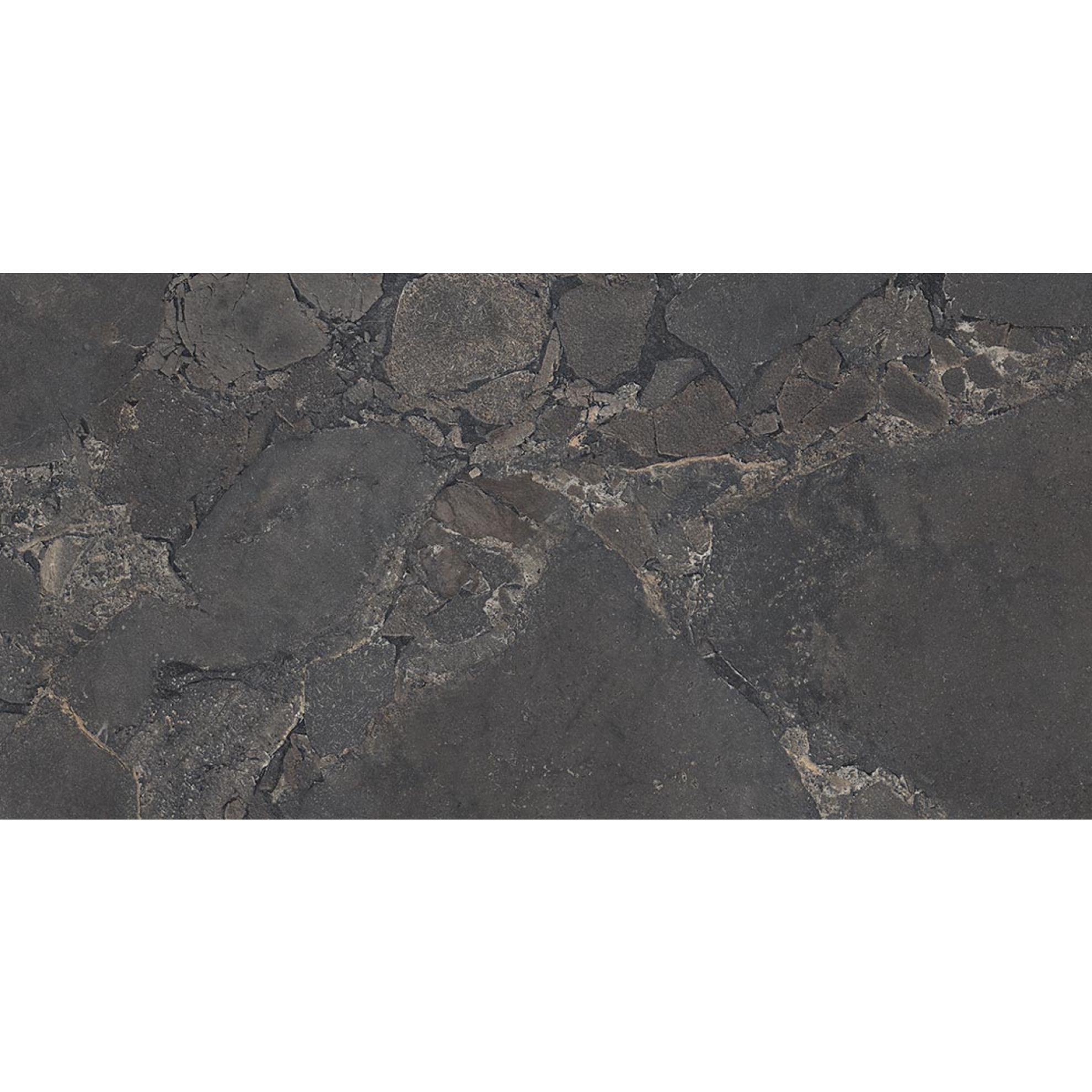 Provenza Unique Intensity Cobblestone Black Matt Boden- und Wandfliese 60x120 cm