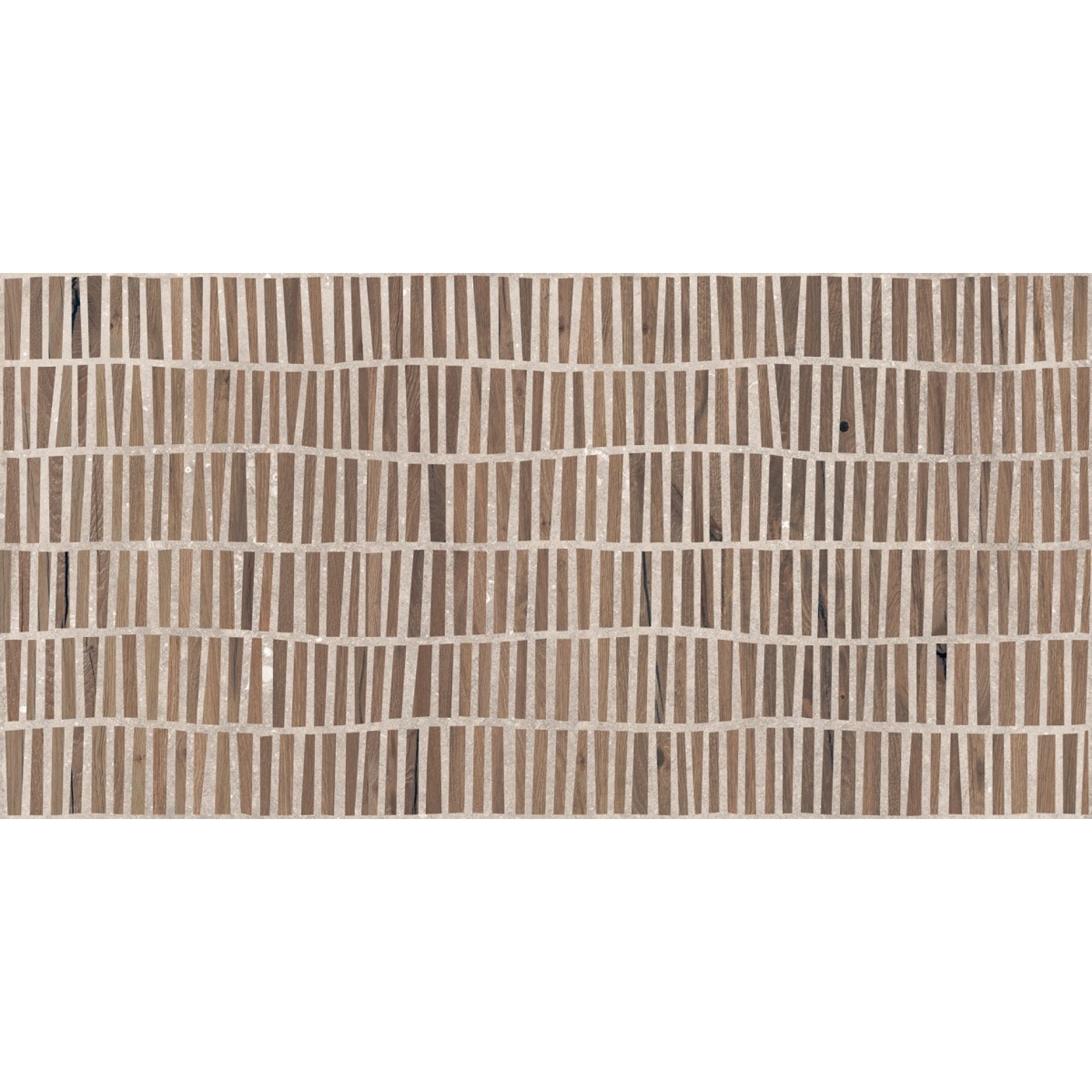 Flaviker Nordik Stone Dekor Domino Sand matt strukturiert 60x120 cm