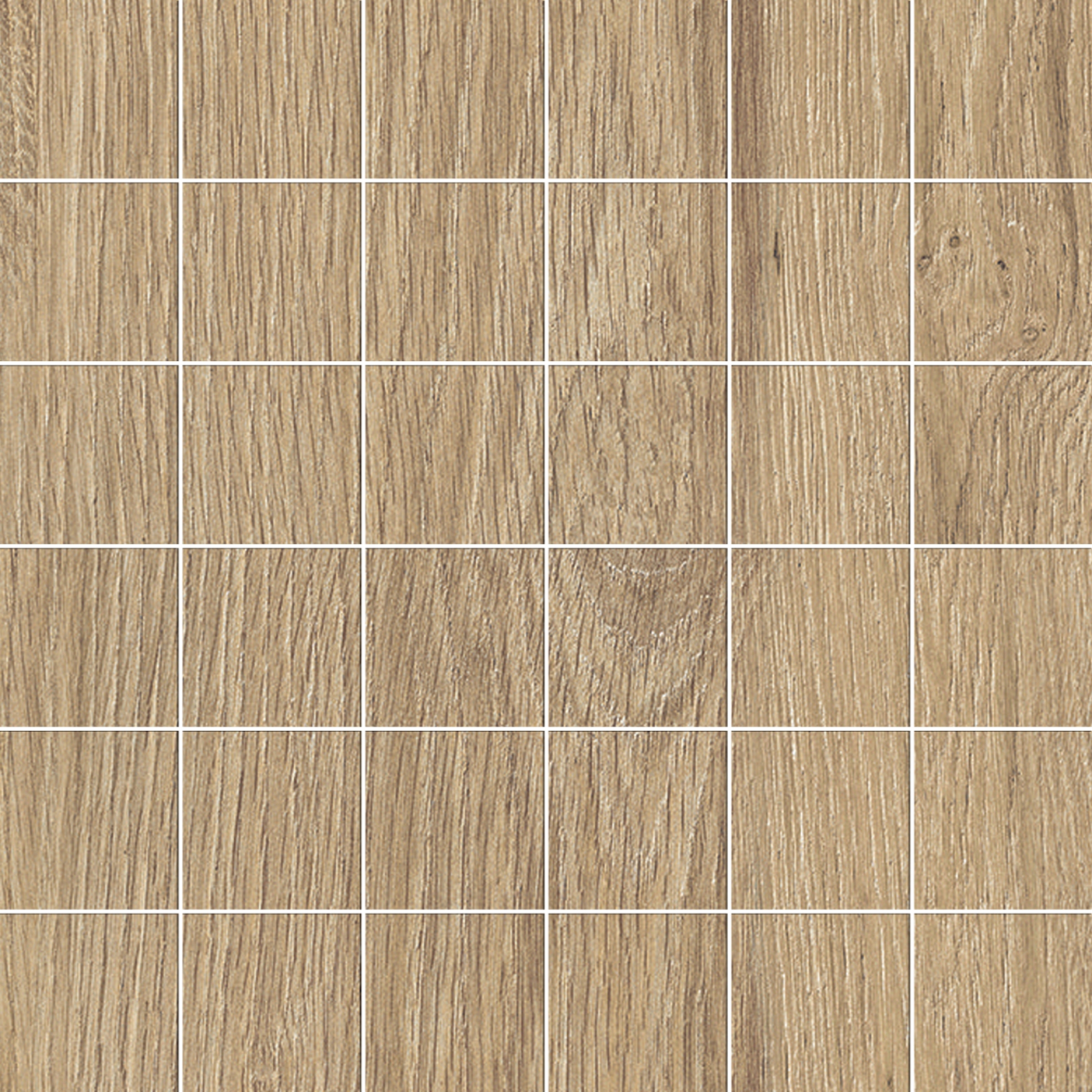 Flaviker Nordik Wood Mosaik Gold 30x30 cm - Stärke: 9 mm