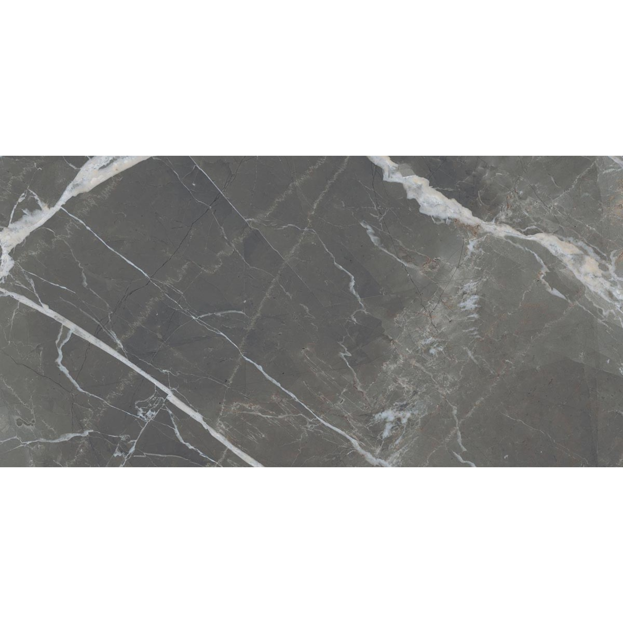 Florim Creative Design Stones & More 2.0 Calacatta Black Glossy Boden-und Wandfliese 60x120 cm