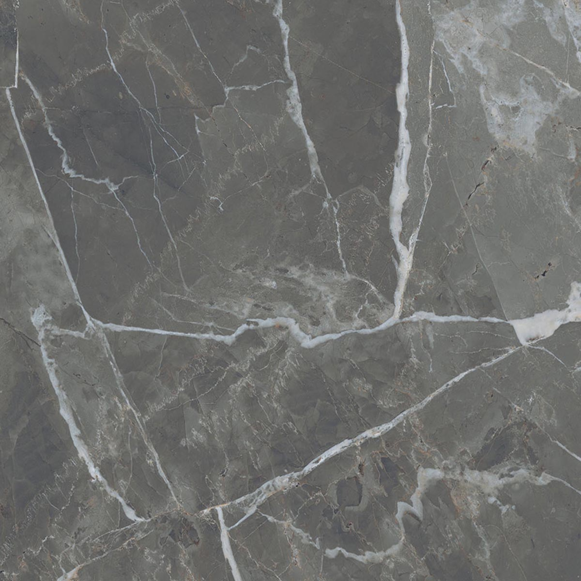 Florim Creative Design Stones & More 2.0 Calacatta Black Glossy Boden-und Wandfliese 60x60 cm