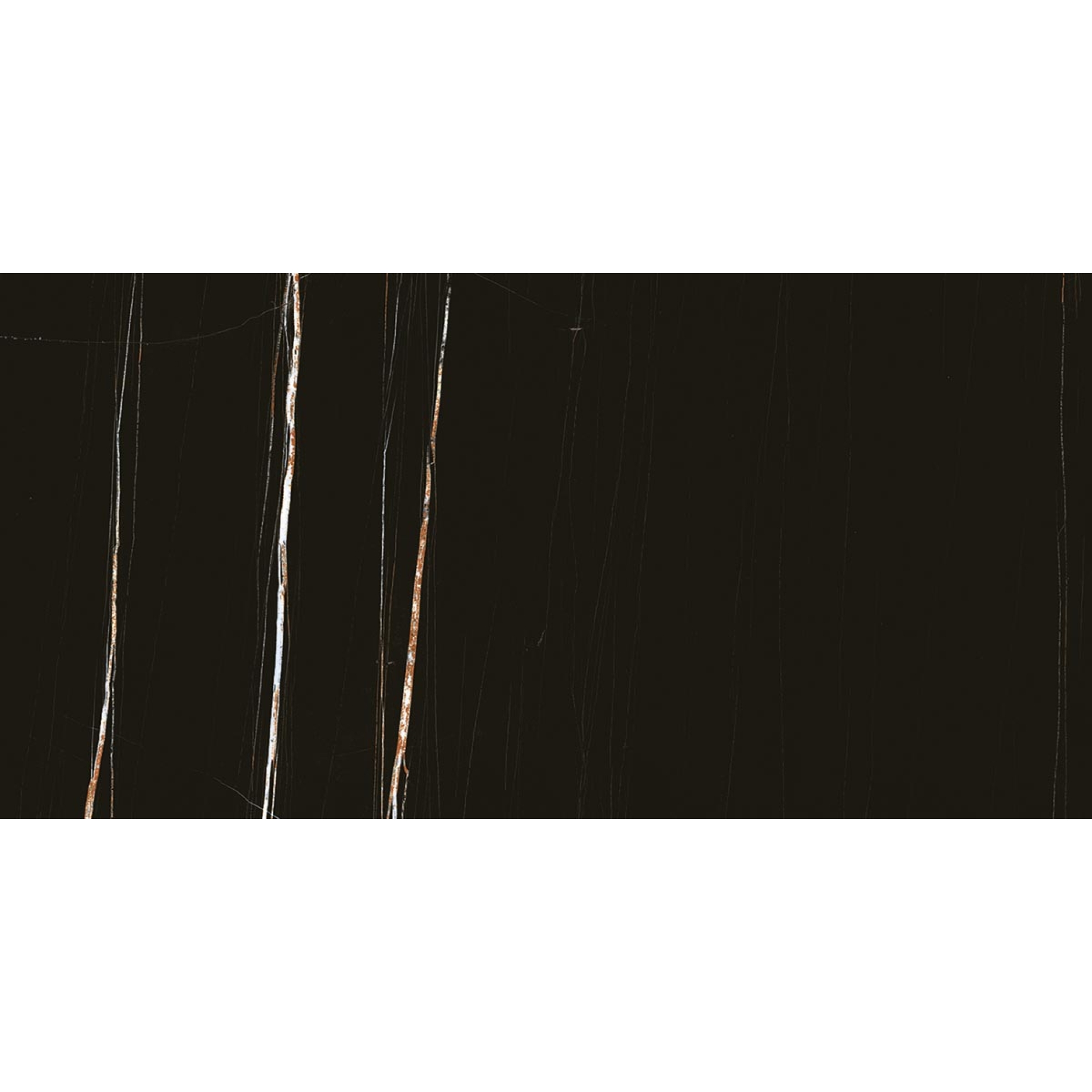 Florim Creative Design Stones & More 2.0 Sahara Noir Glossy Boden- und Wandfliese 60x120 6mm