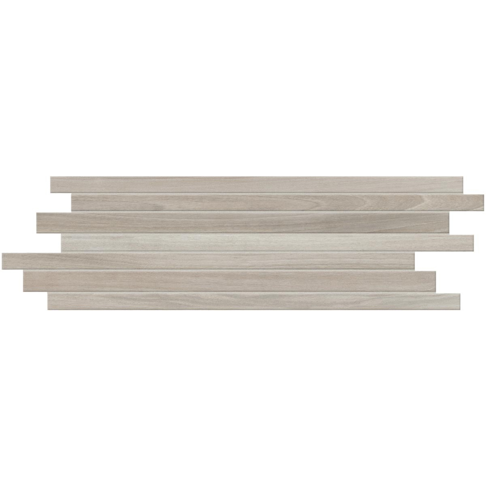 Florim Creative Design Wooden Tile Gray Naturale Dekor Listello 20x60 cm