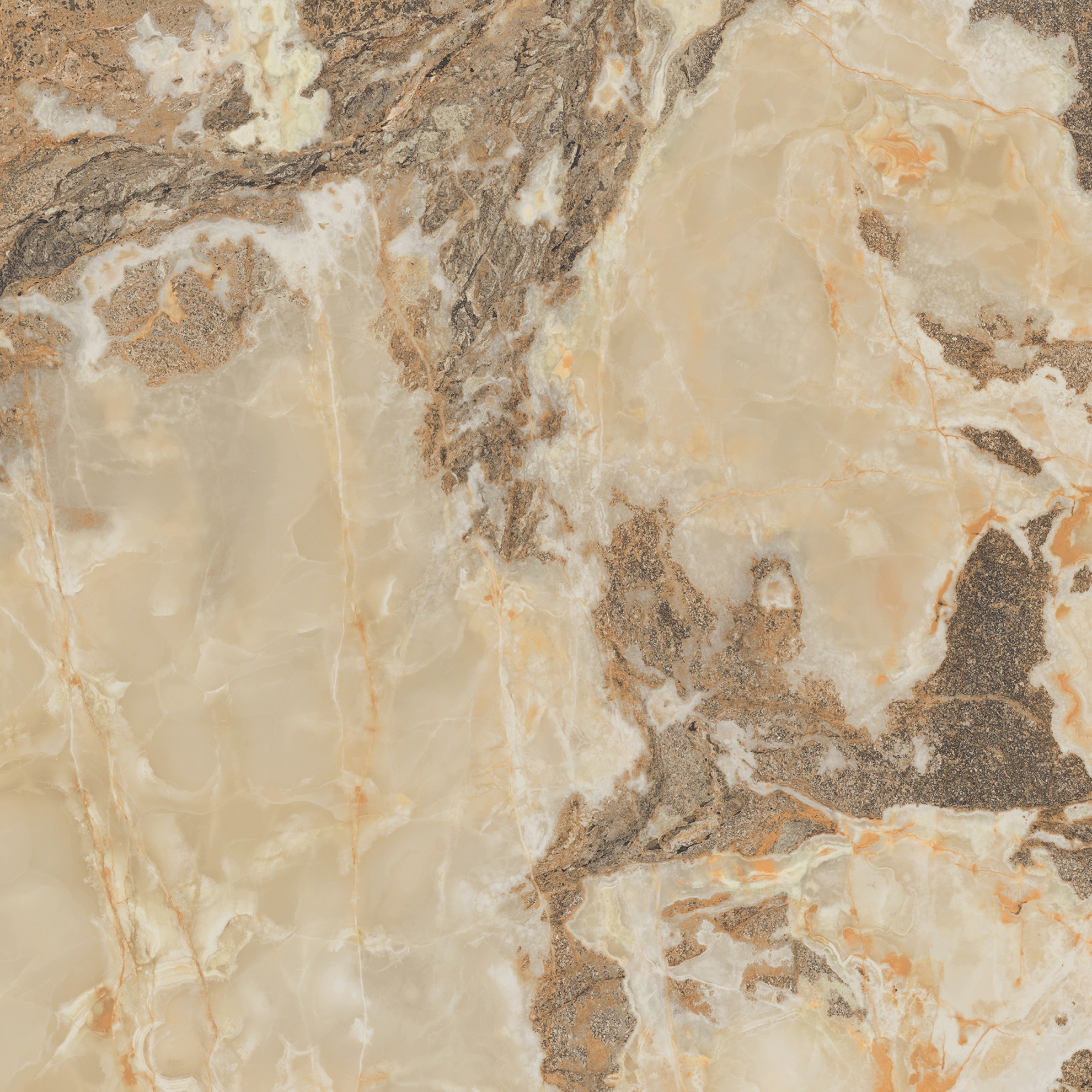 Florim Creative Design Onyx&More Golden Blend Satin Boden- und Wandfliese 60x60 cm