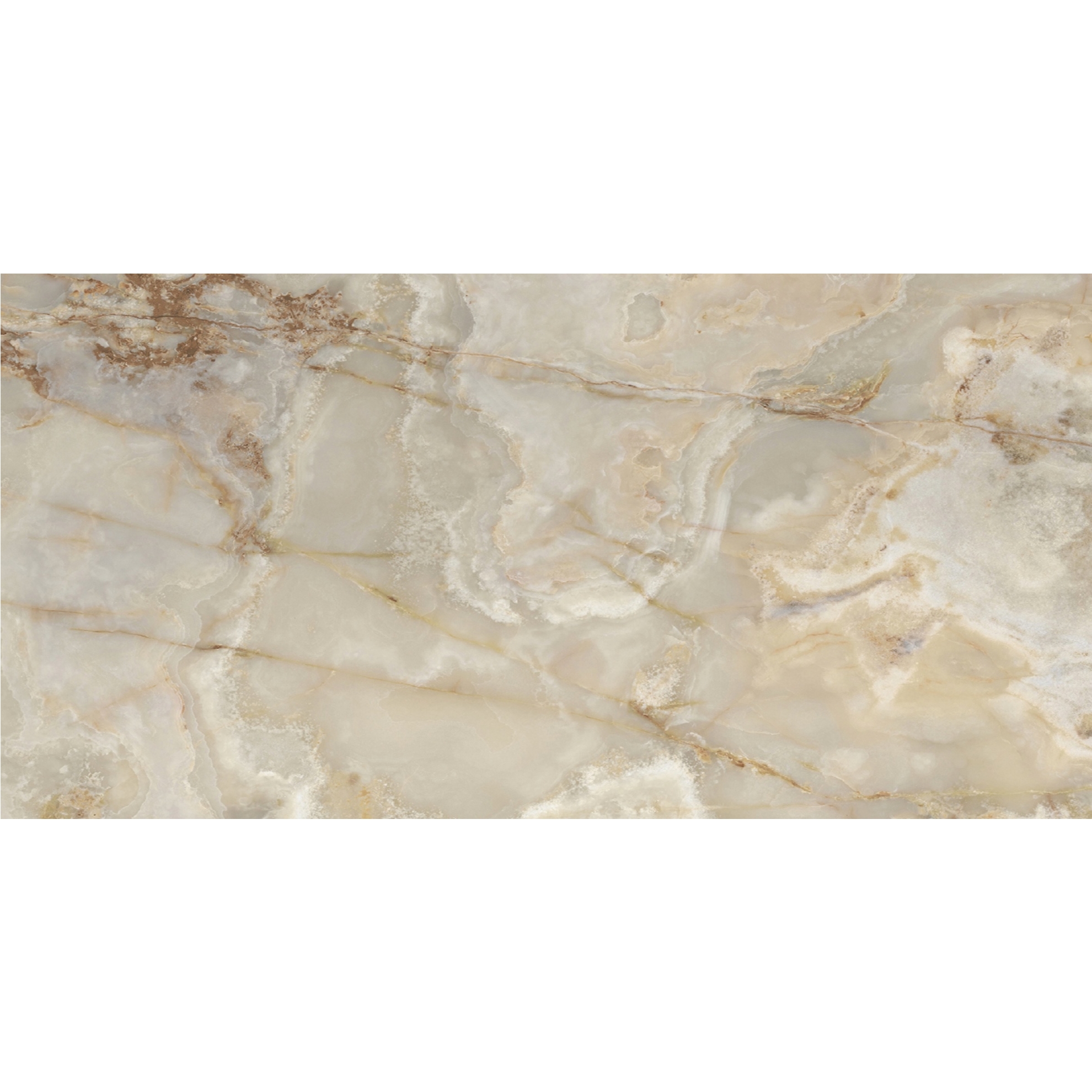 Florim Creative Design Onyx&More Golden Onyx Glossy Boden- und Wandfliese 60x120 cm 6 mm
