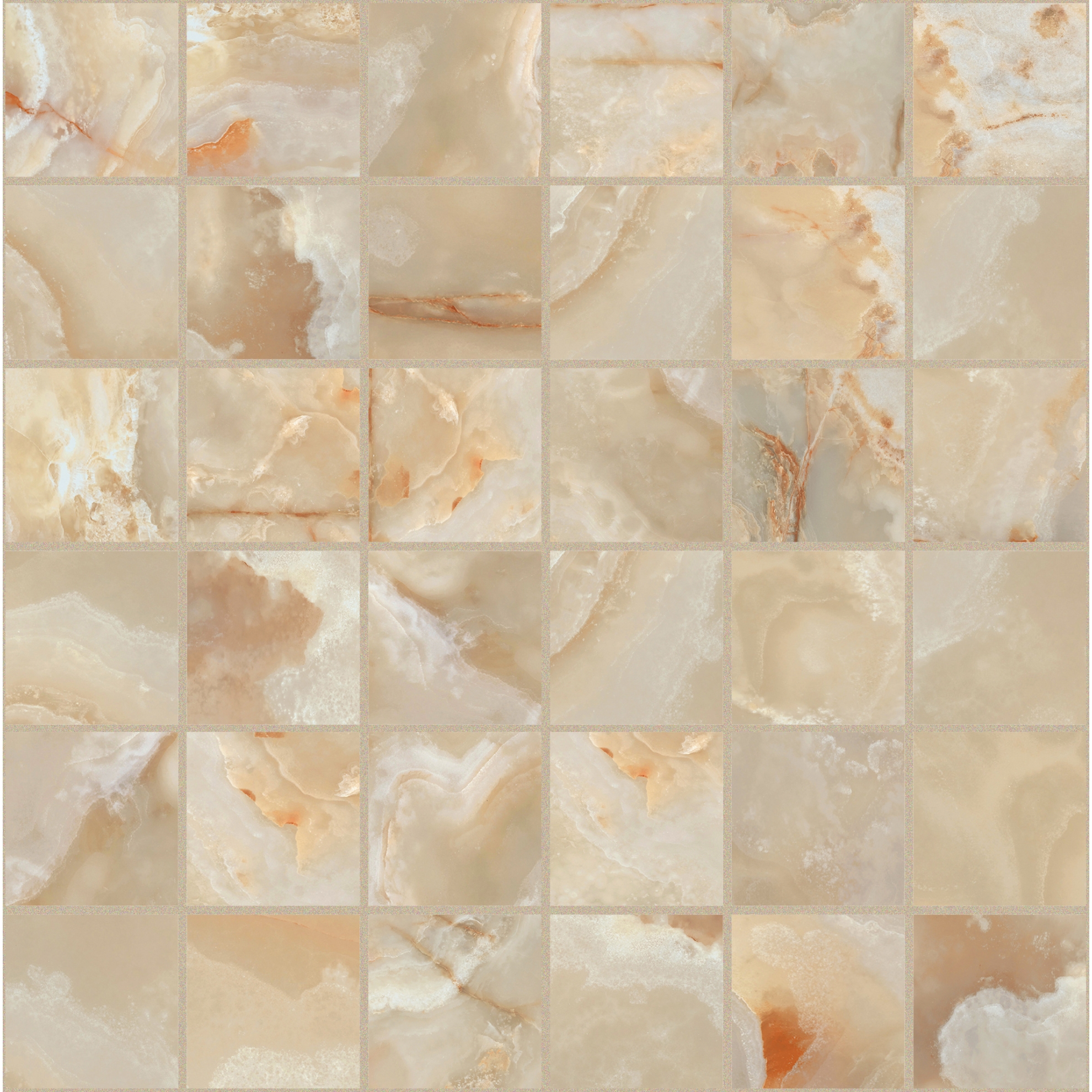 Florim Creative Design Onyx&More Golden Onyx Glossy Mosaik 5x5 cm
