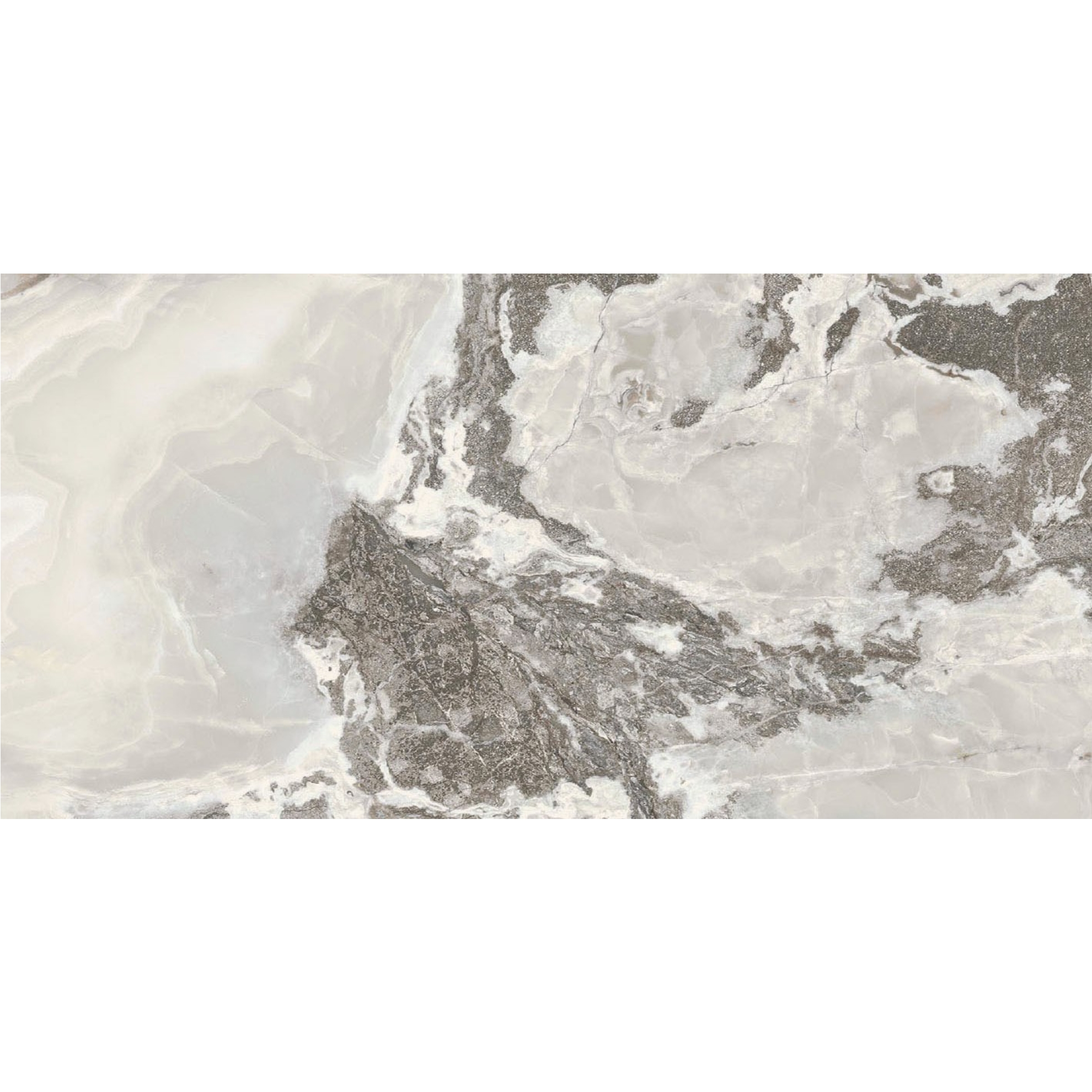 Florim Creative Design Onyx&More Silver Blend Glossy Boden- und Wandfliese 60x120 cm 6 mm