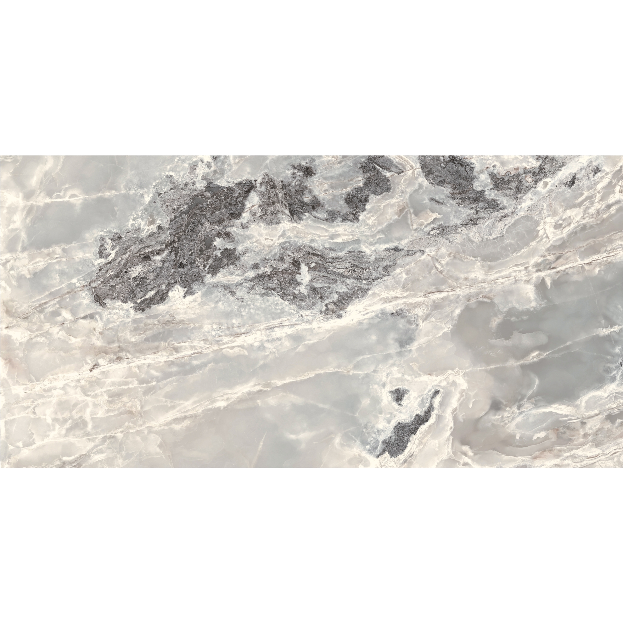 Florim Creative Design Onyx&More Silver Blend Satin Boden- und Wandfliese 60x120 cm