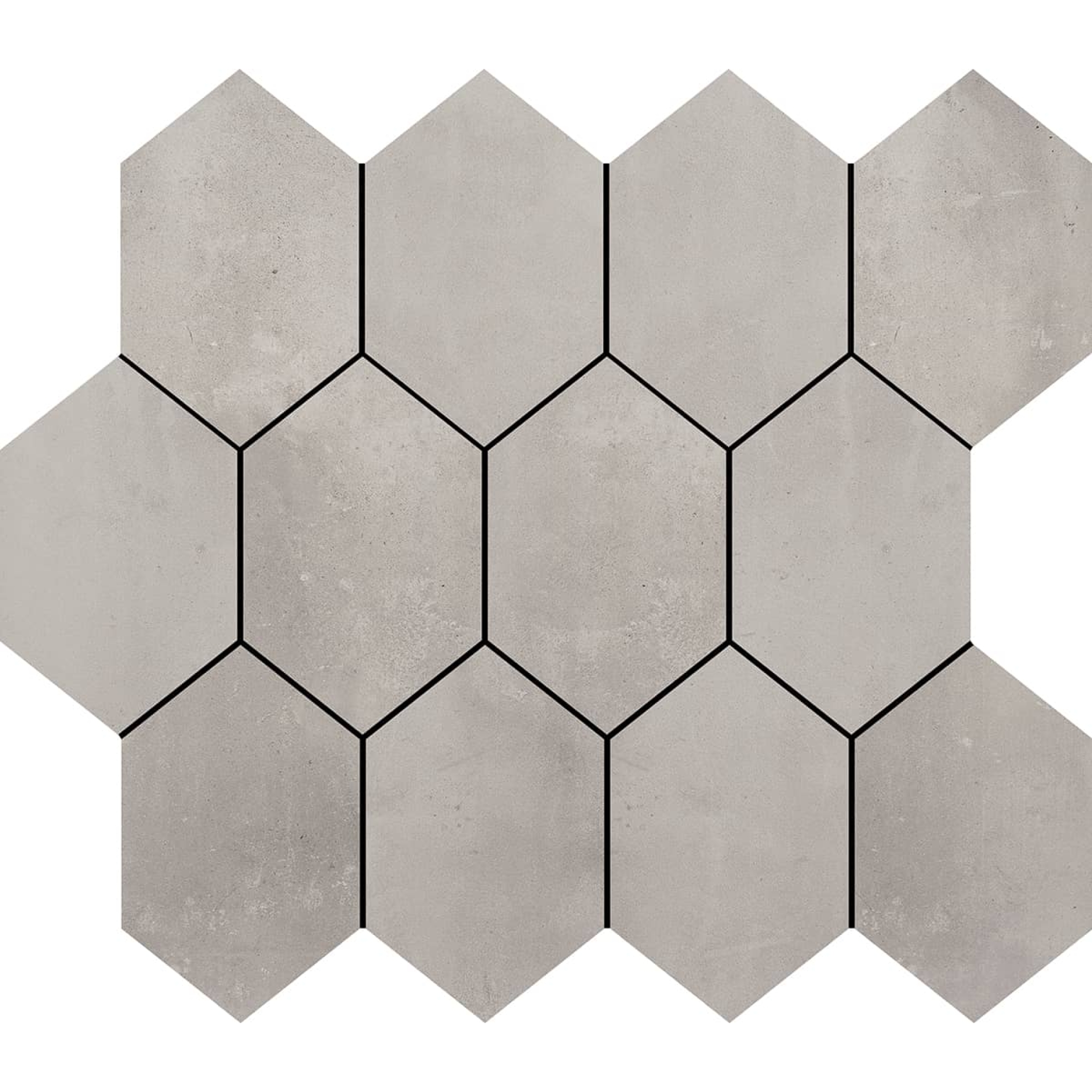 Margres Tool Light Grey Natural Mosaik Hexagon 24x26 cm