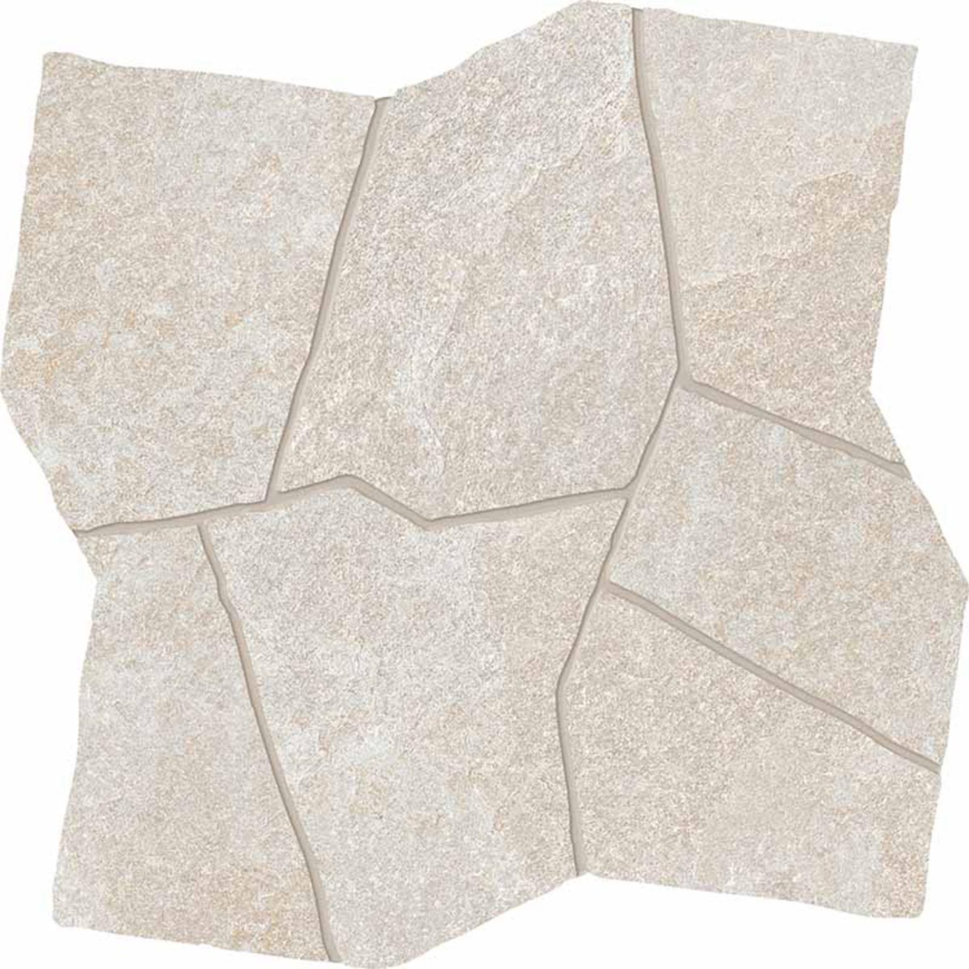 Keope Arke Ivory Dekor Palladiana Spazzolato (R10) 50x50 cm