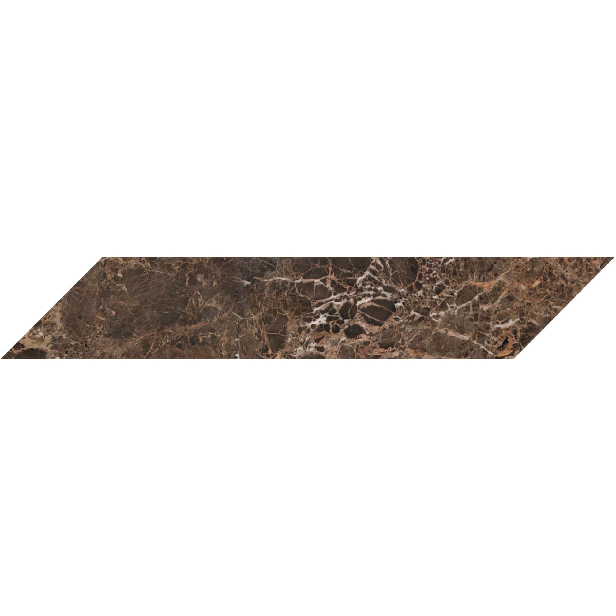Keope Elements Lux Emperador Chevron Lappato (poliert) 10x59 cm