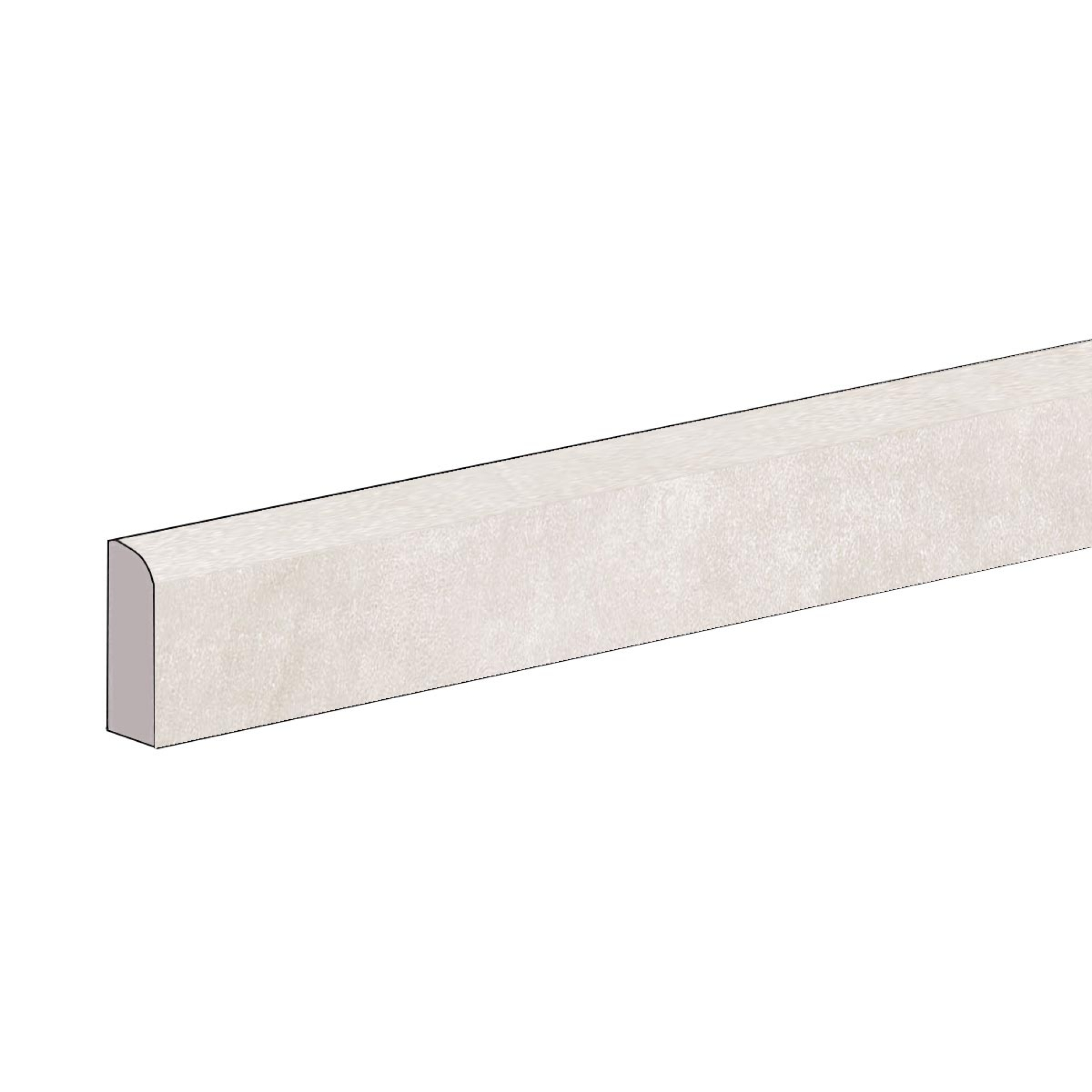 Keope Noord White Sockel Natural (R9) 7,2x60 cm