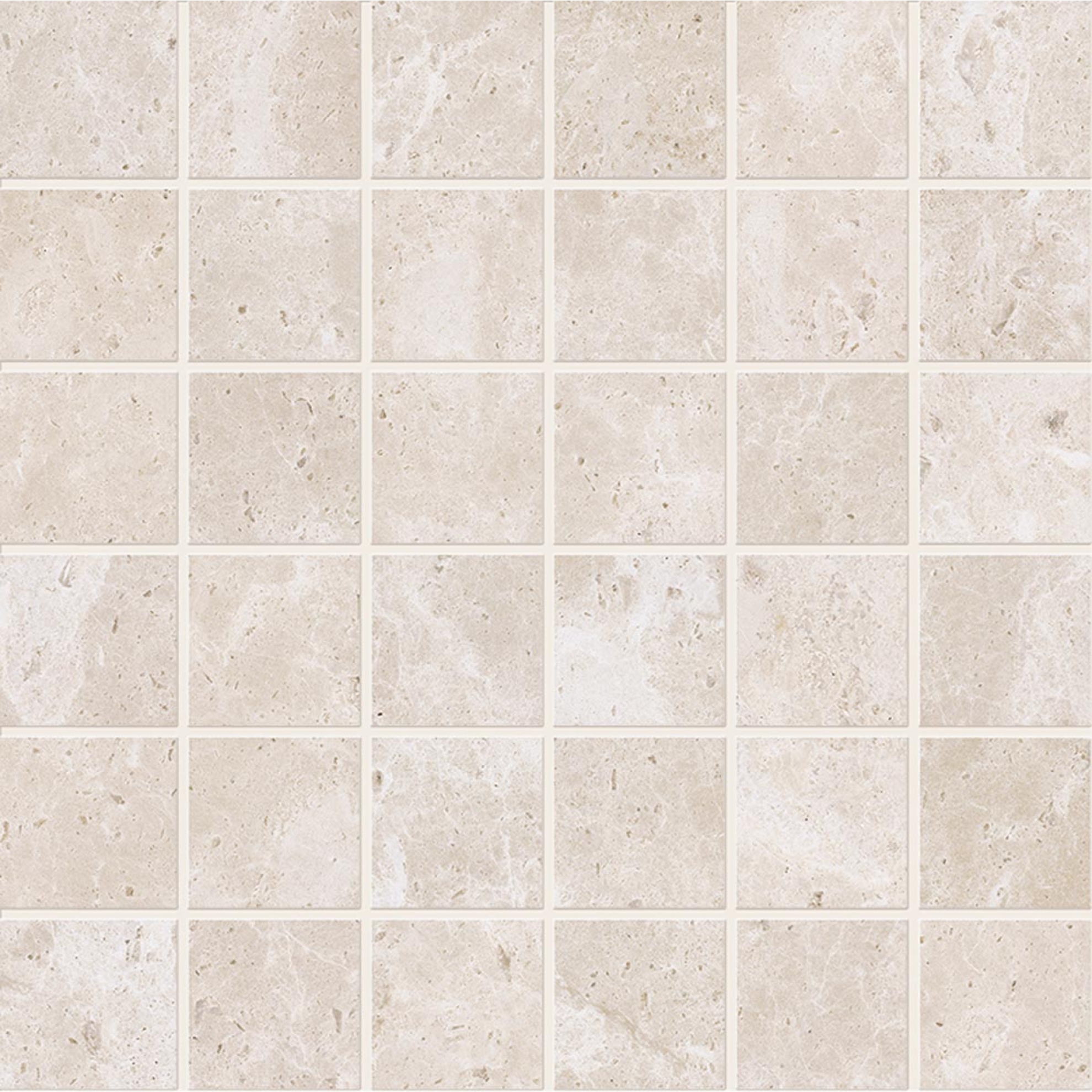 Keope Omnia Venezia Ivory Mosaik 5x5 Spazzolato (R10) 30x30 cm