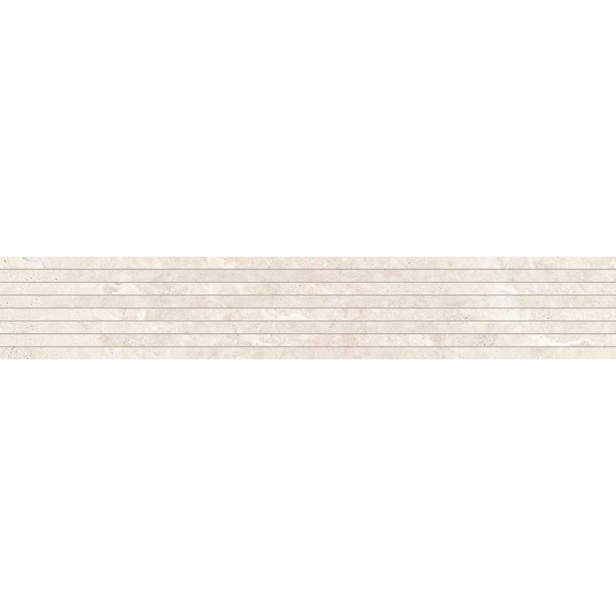 Keope Trevi Cross Ivory Plisse Spazzolato (R10) 20x120 cm