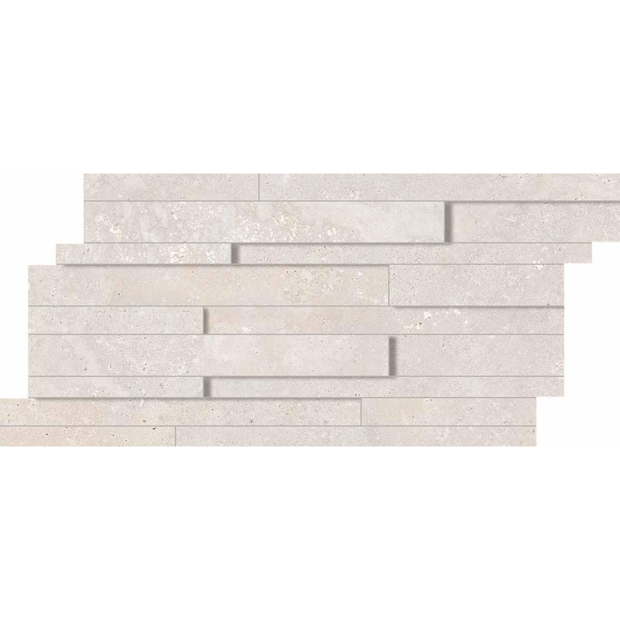 Keope Trevi Cross Pearl Listelli 3D Strukturiert 3D 30x60 cm