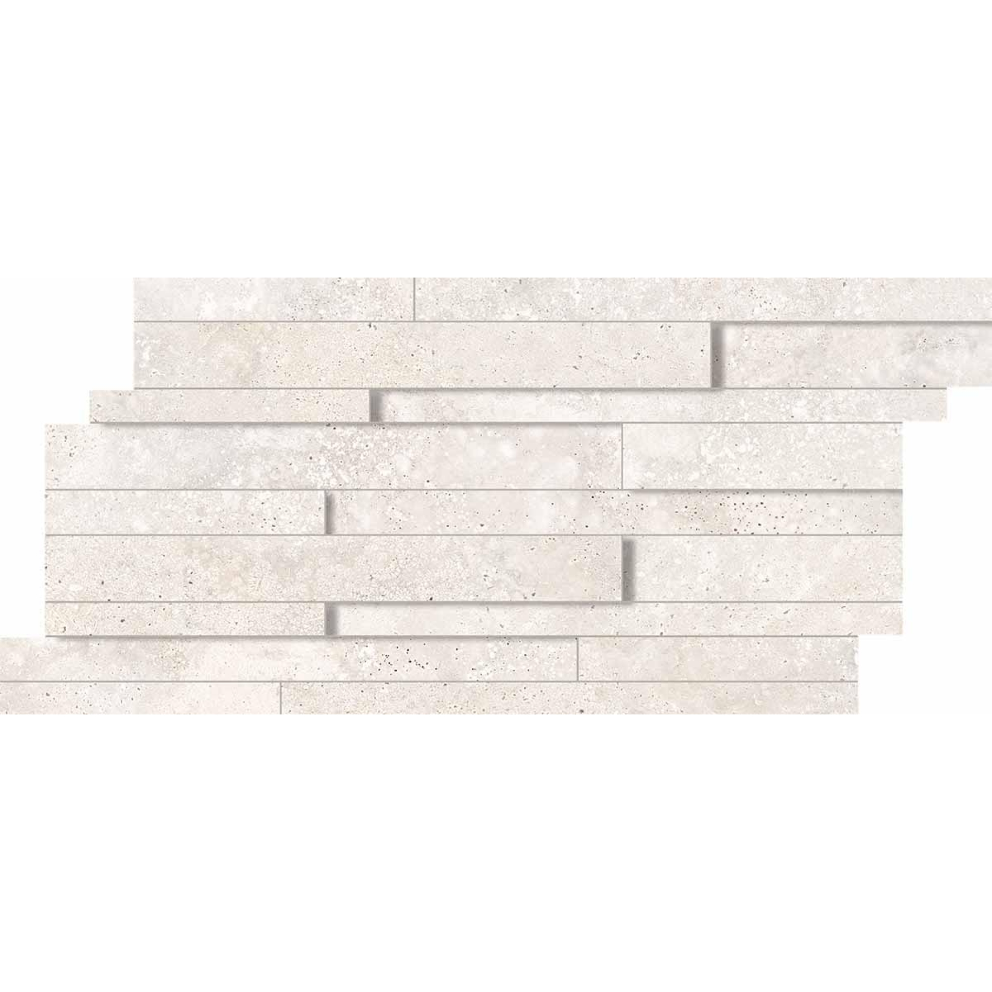 Keope Trevi Cross White Listelli 3D Strukturiert 3D 30x60 cm