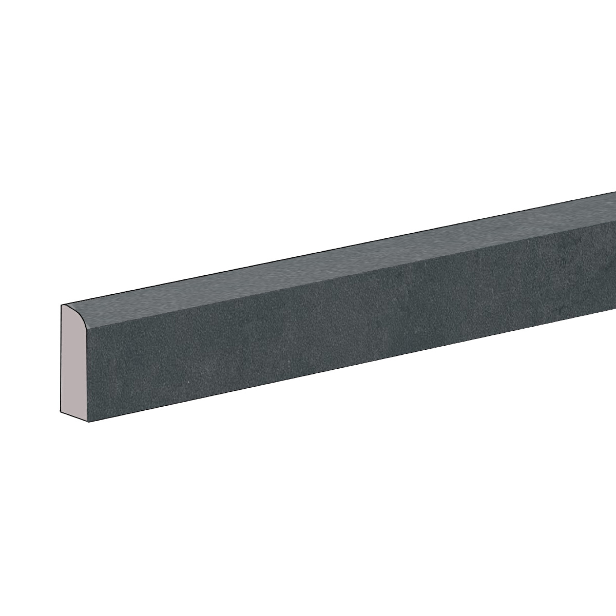 Keraben Eternia Black Sockel Natural 8x60 cm