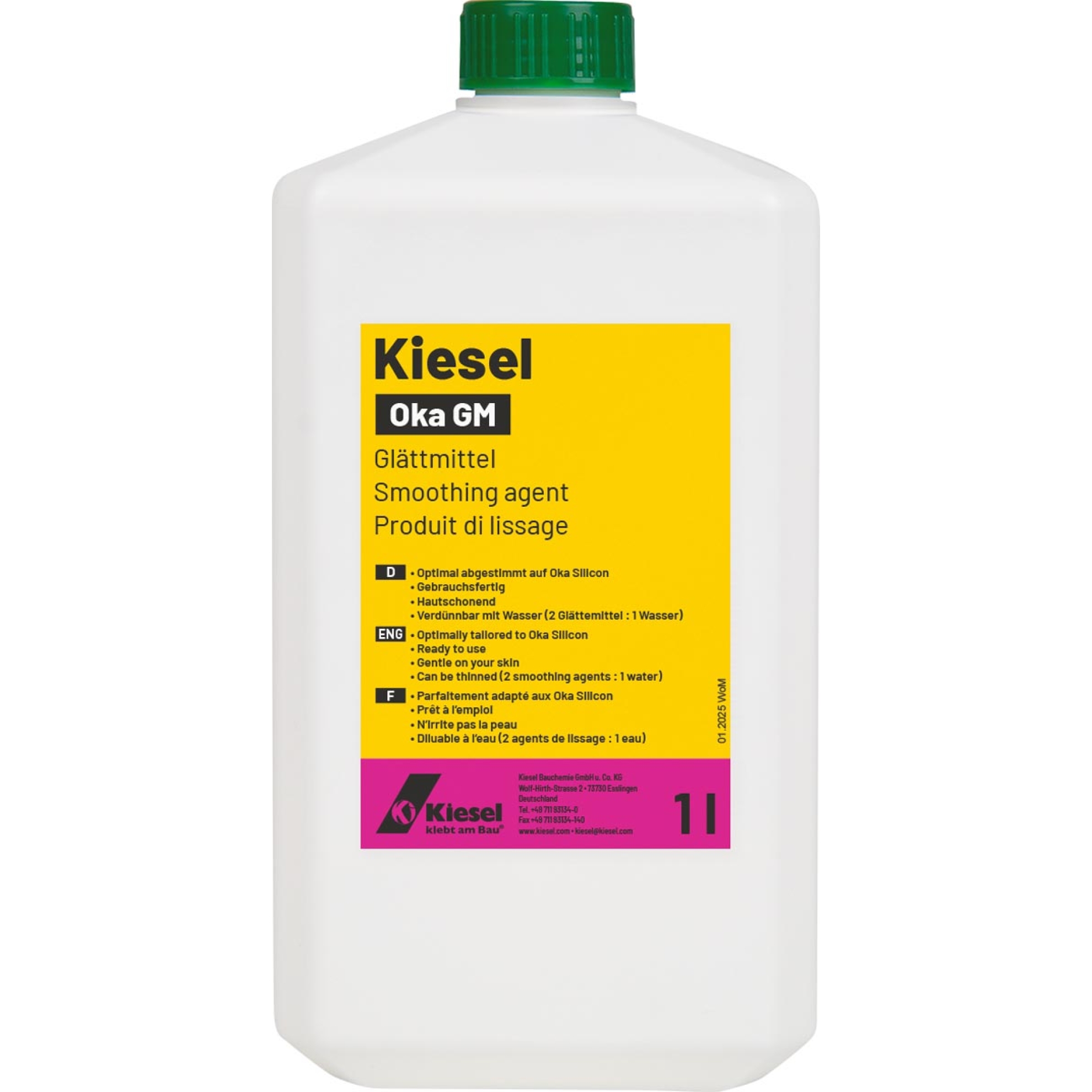 Kiesel Oka GM Glättmittel keramische Beläge 1 Liter Flasche