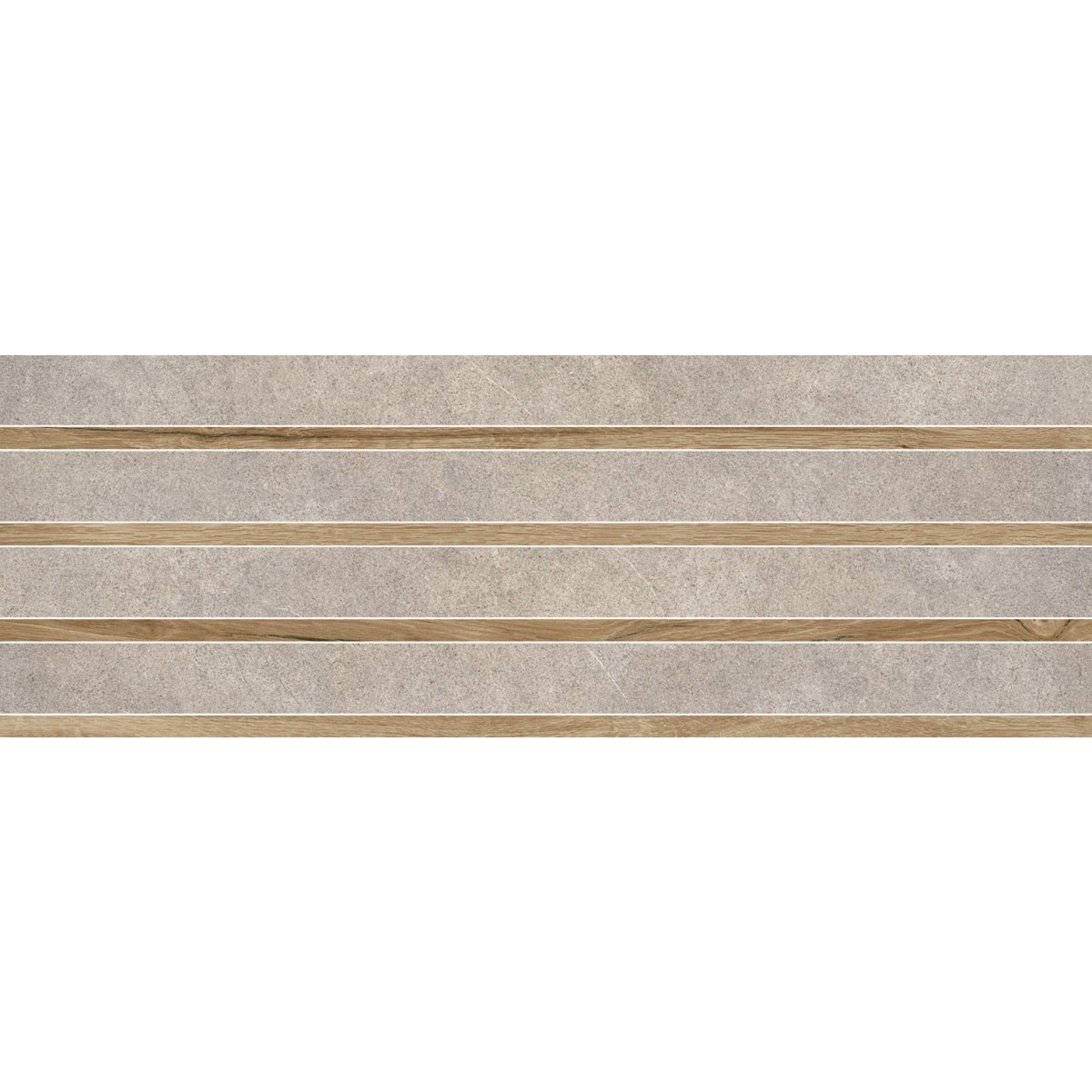 Love Tiles Sense Channel Grey Natural 35x100 cm Wanddekor