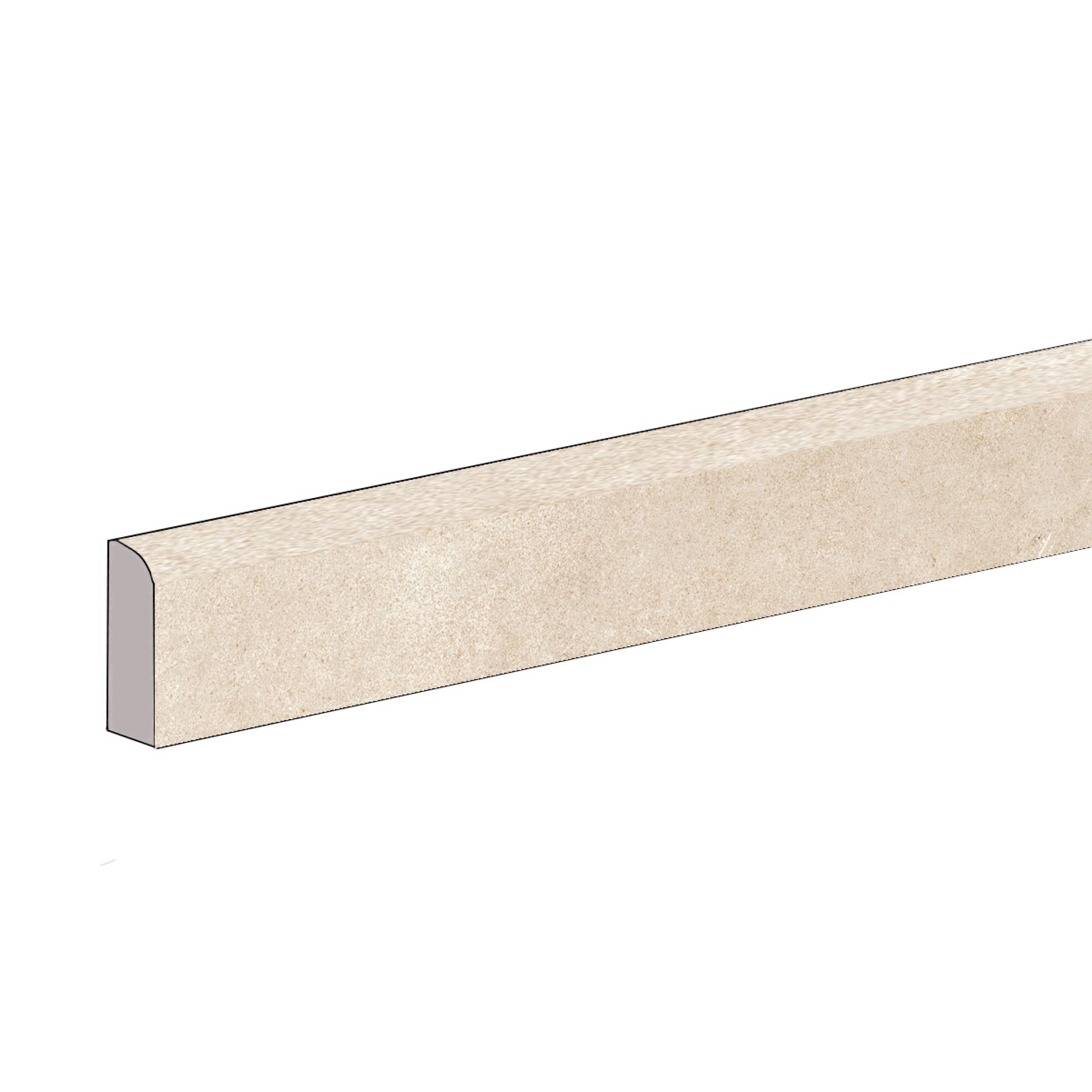 Love Tiles Sense Beige Touch/Soft Sockel 8x80 cm