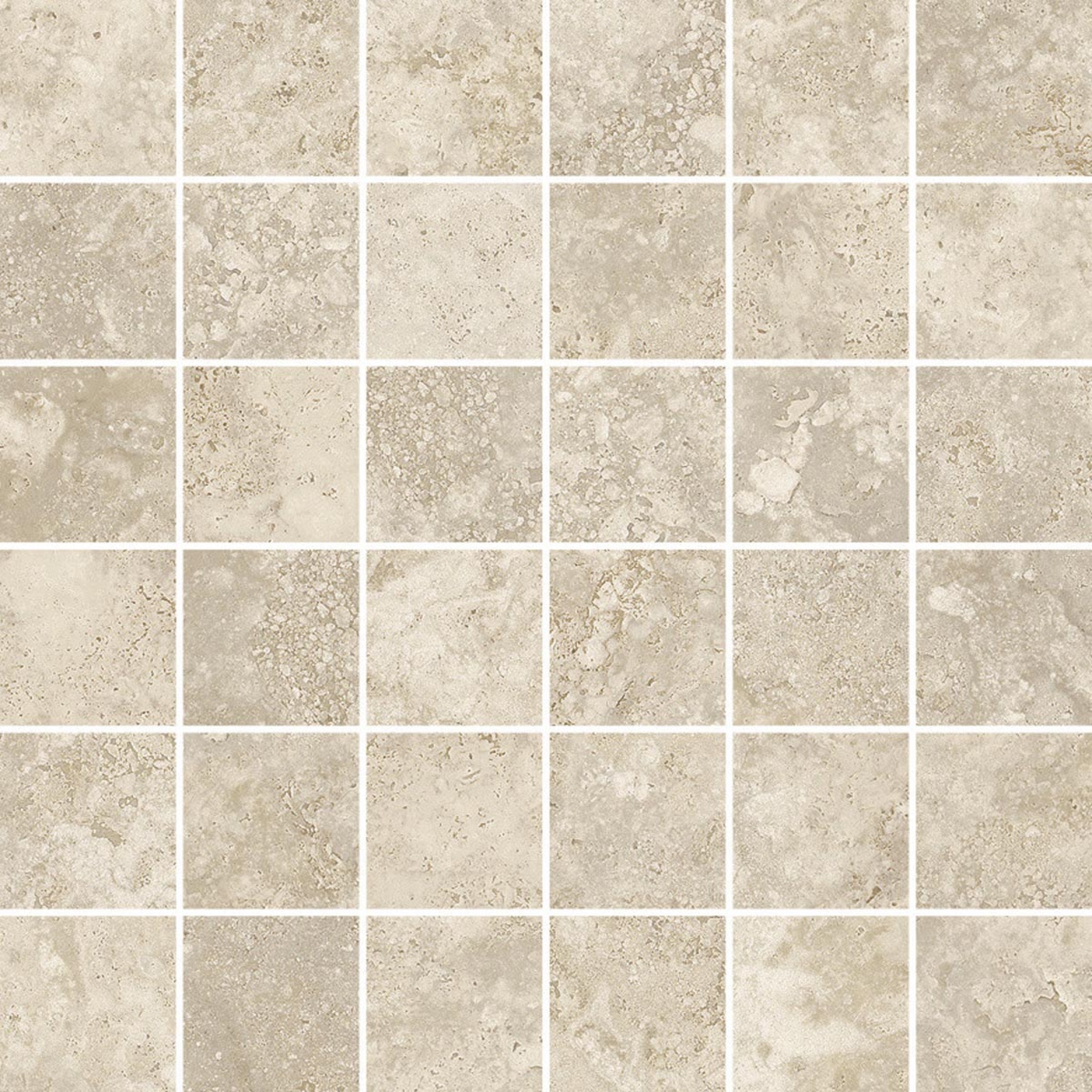 Mirage Elysian Travertini Light Cross Natural Mosaik 36T 30x30 cm