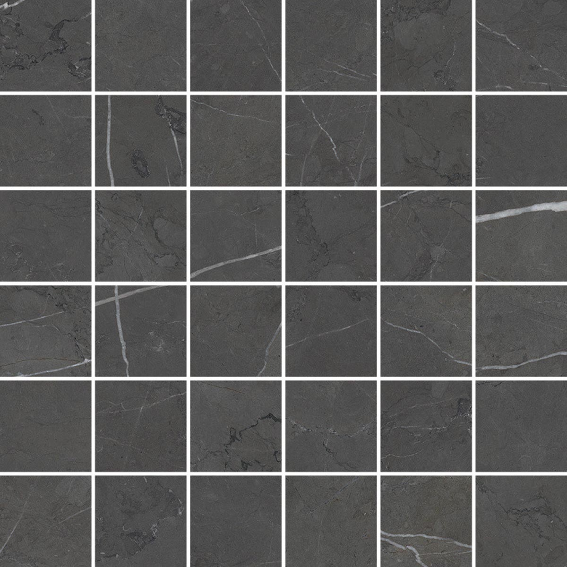 Mirage Jewels 2.0 Pietra Grey Spazzolata Mosaik 36T 30x30 cm