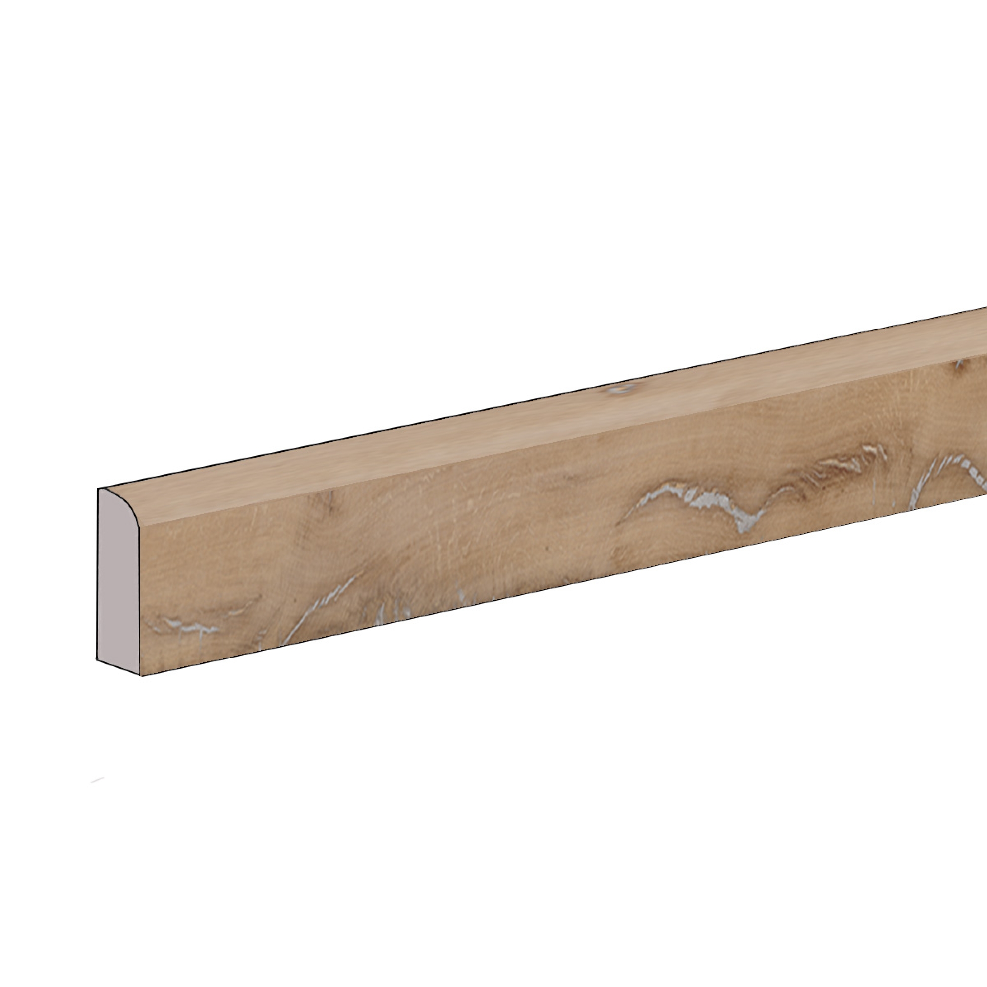 Provenza Alter Sockel Noce 4,6x120 cm