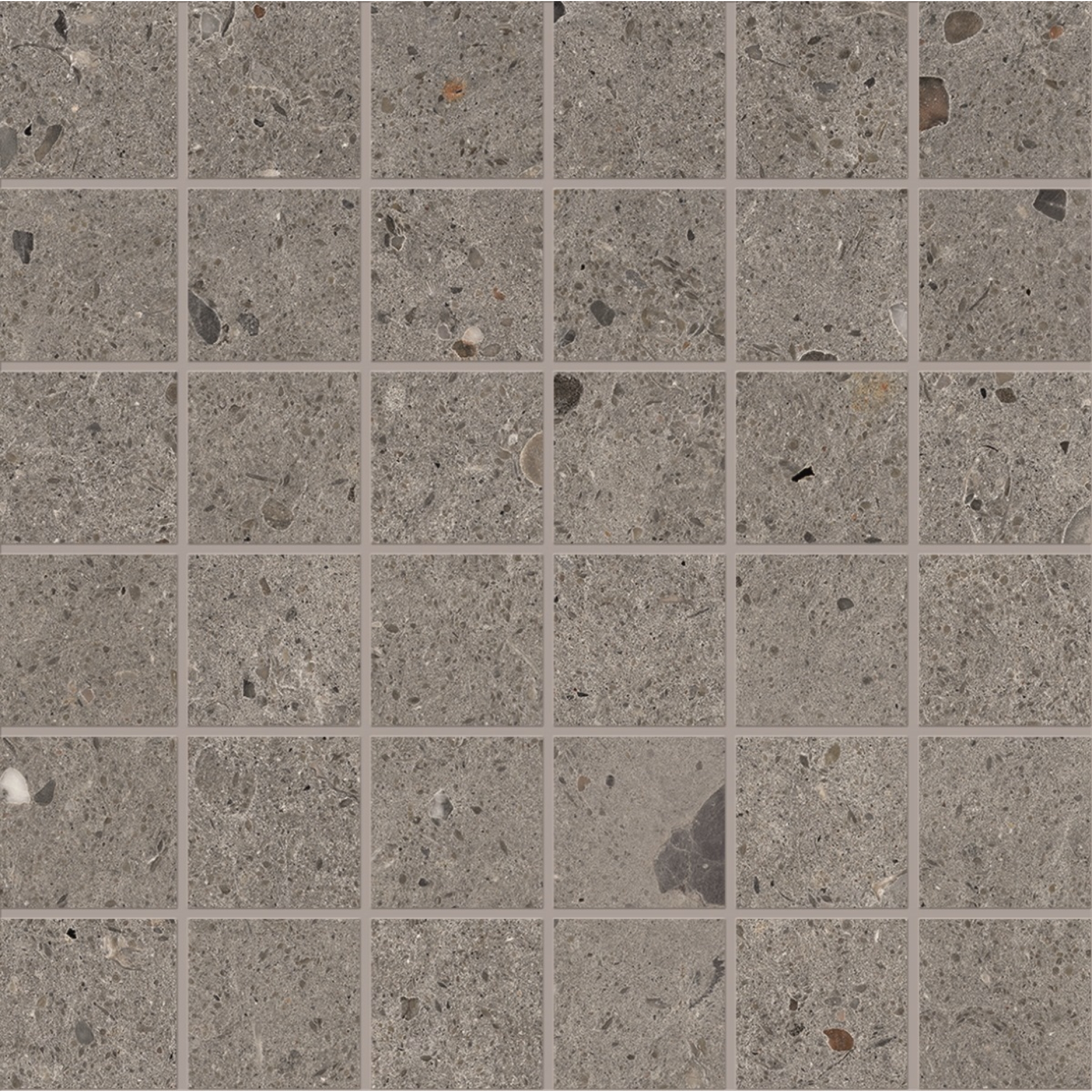 Provenza Ego Mosaik 5x5 Trame Grigio Scuro Matte 30x30 cm