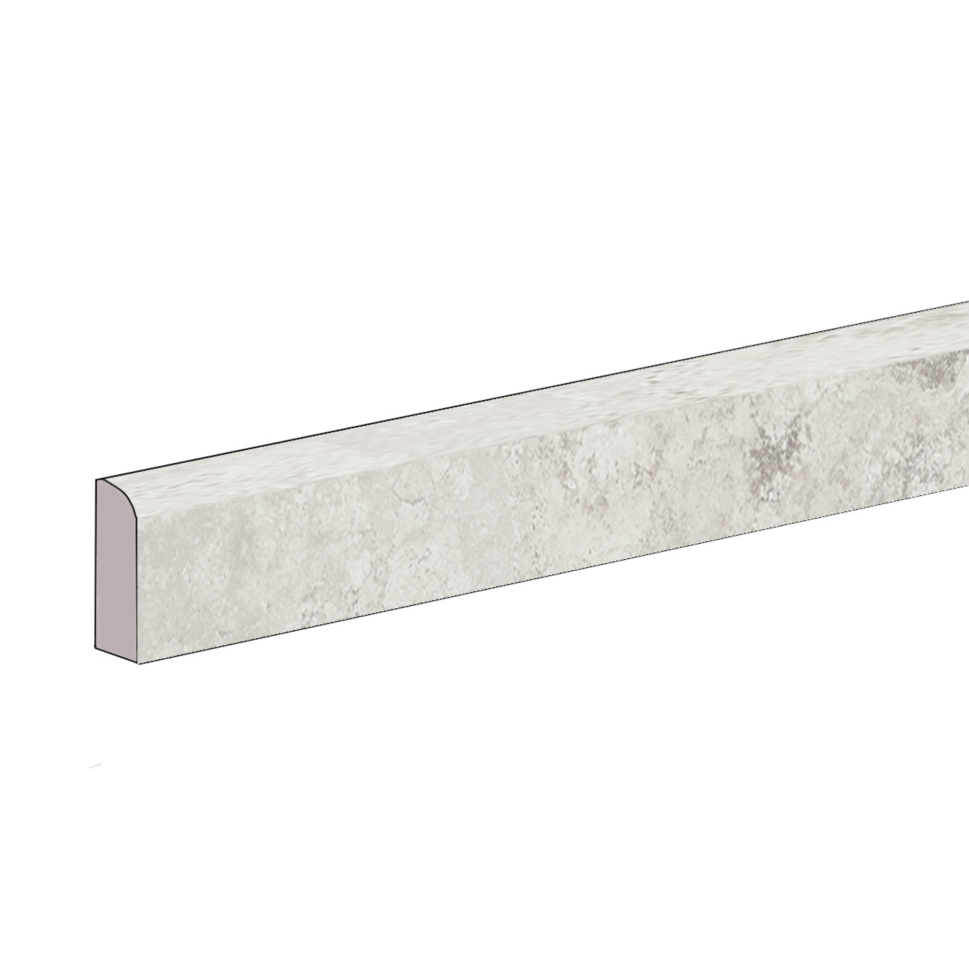 Provenza Unique Travertine Sockel Silver Ancient matt 7x60 cm