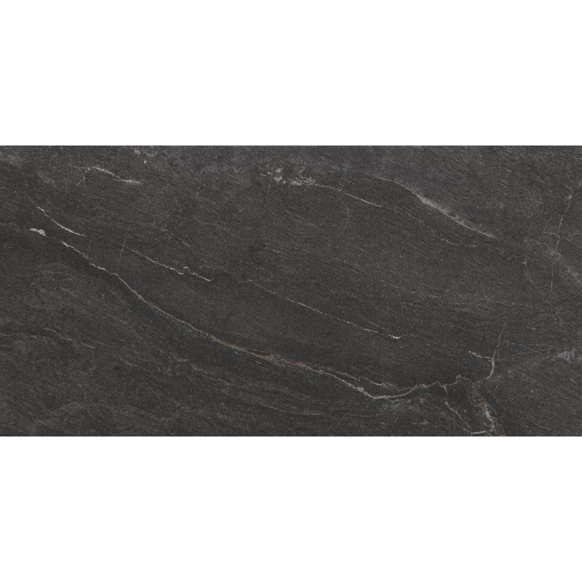 Keraben Idyllic Boden- und Wandfliese Aura Black Starlight 60x120 cm