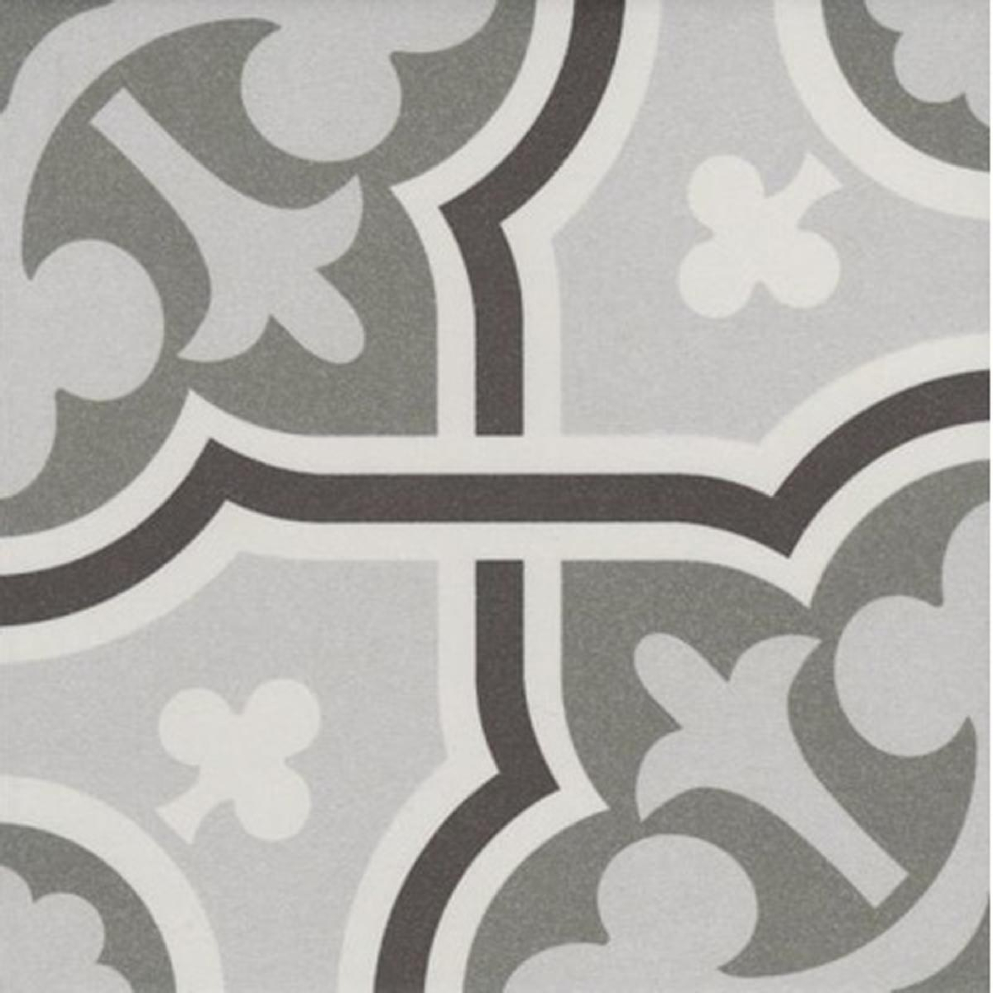 Revoir Paris La Madeleine Flow Gris matt Wand/Bodenfliese 20x20 cm
