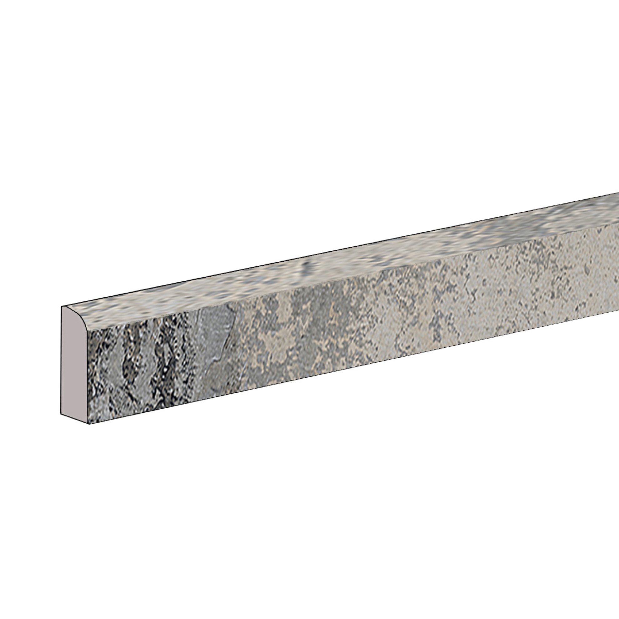 Sant Agostino Metastone Fog Naturale Sockel 7,3x60 cm
