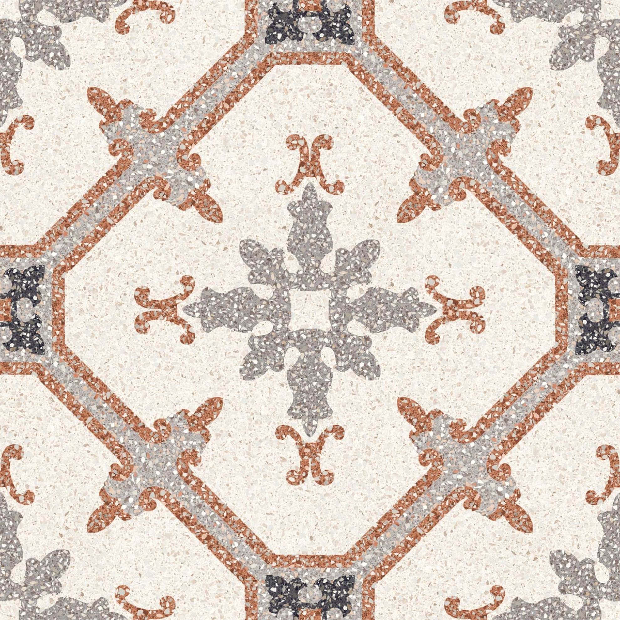 Sant Agostino Newdeco Patchwork Poliert Boden- und Wandfliese 60x60 cm